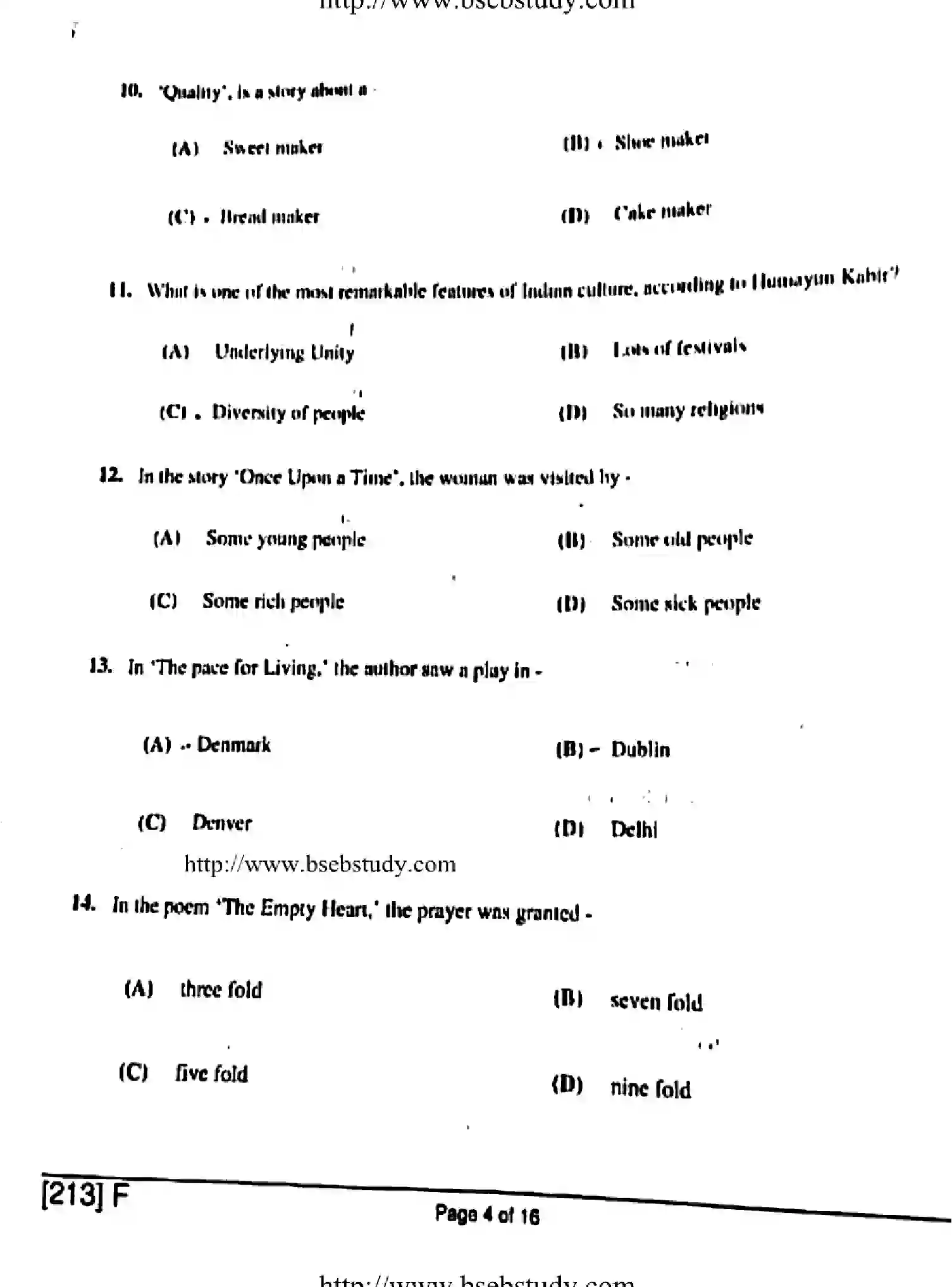 Bihar Board Class 10 2019 ENGLISH-213-F Finals - Page 4