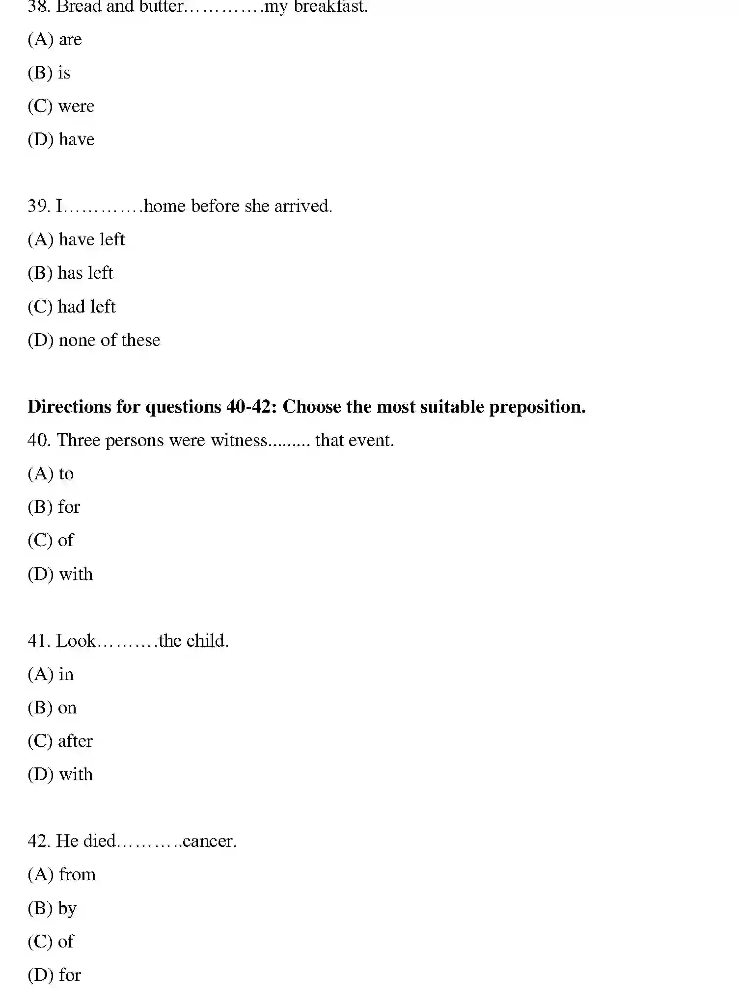 Bihar Board Class 10 2019 ENGLISH-SET-1 Finals - Page 9