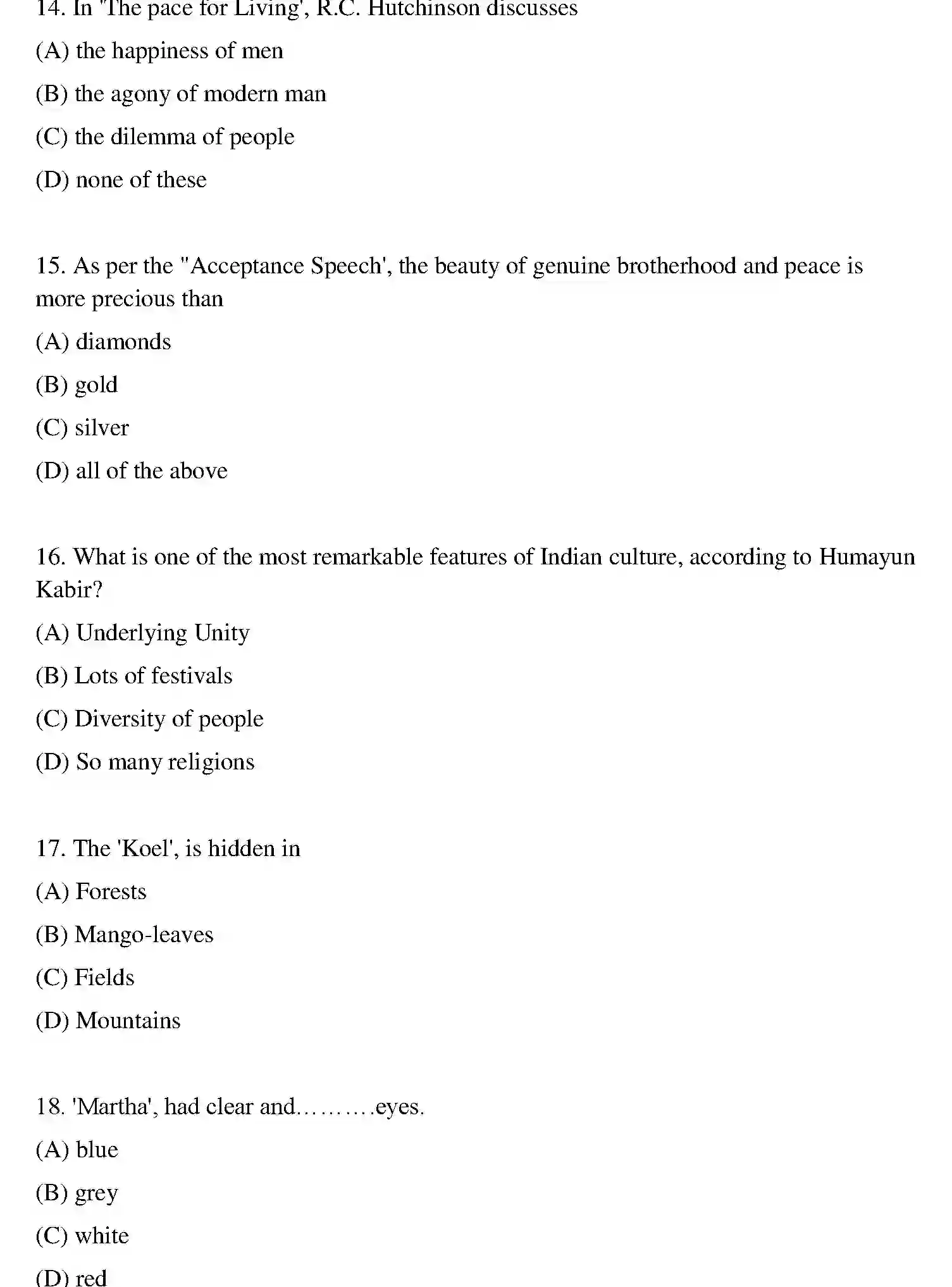 Bihar Board Class 10 2019 ENGLISH-SET-2 Finals - Page 4