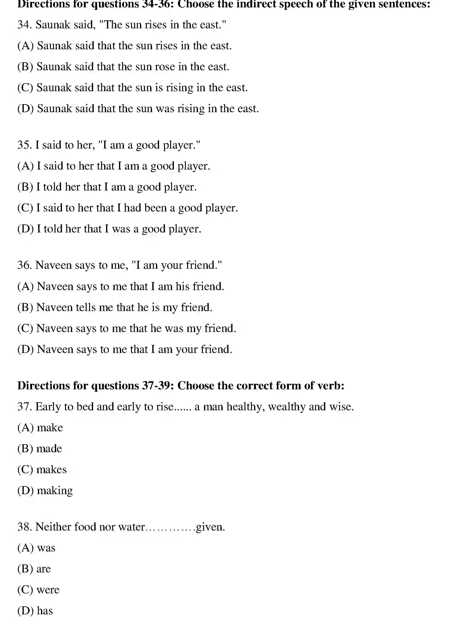 Bihar Board Class 10 2019 ENGLISH-SET-2 Finals - Page 8