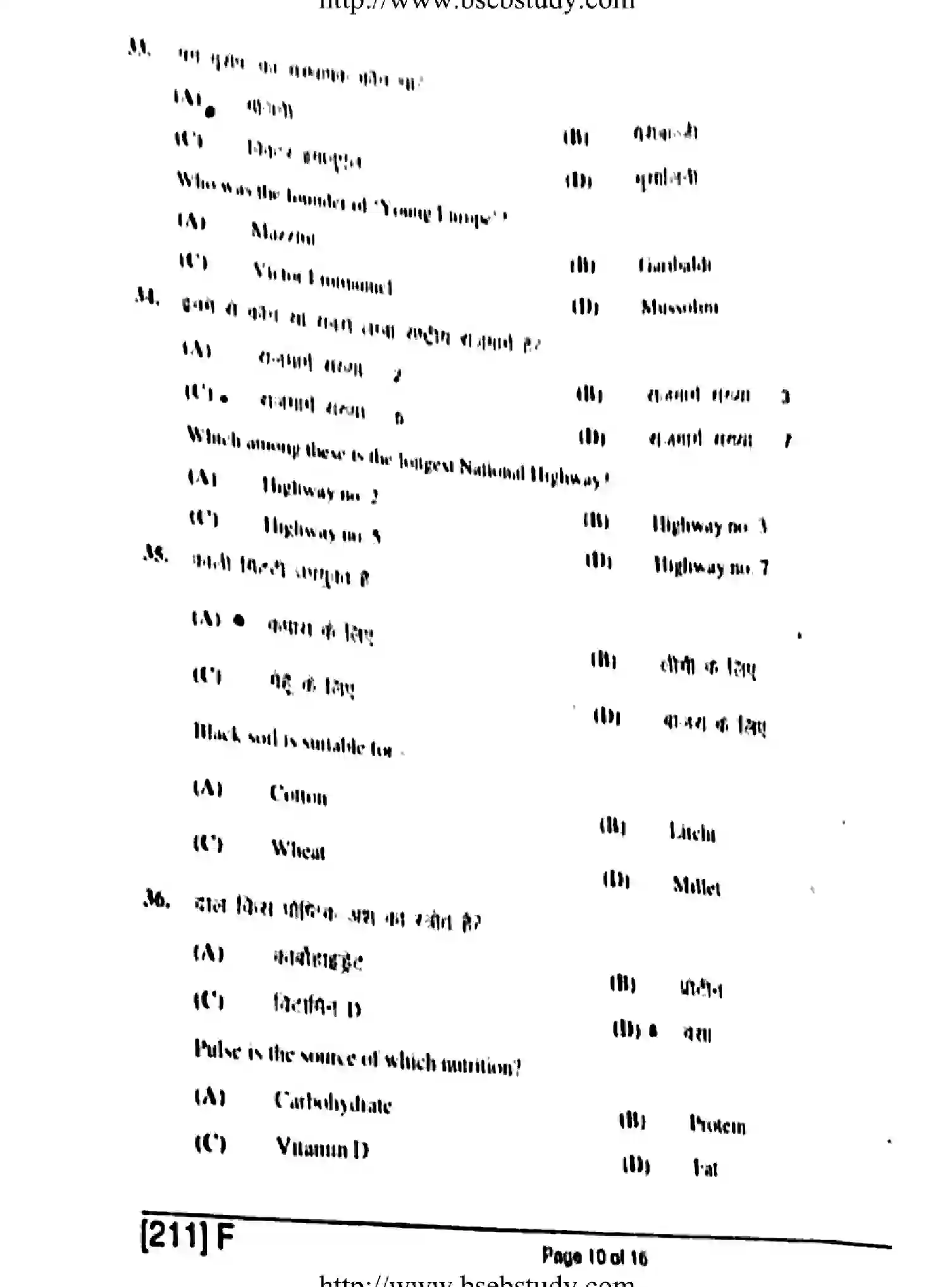 Bihar Board Class 10 2019 SOCIAL-SCIENCE-211-F Finals - Page 10