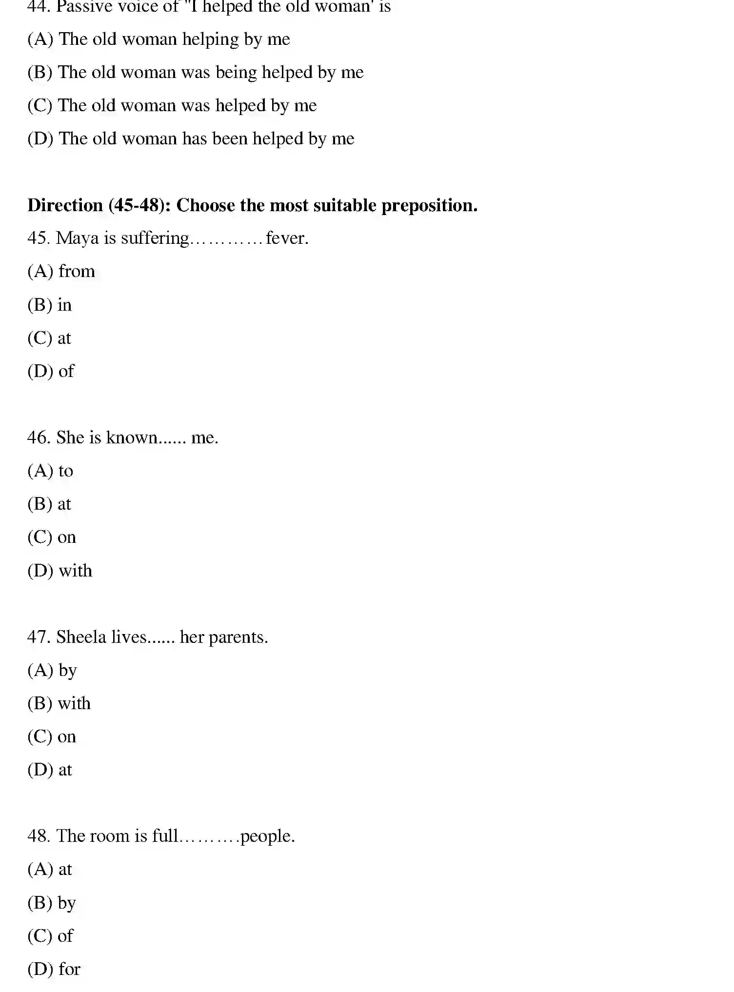 Bihar Board Class 10 2020 ENGLISH-SET-1 Finals - Page 10