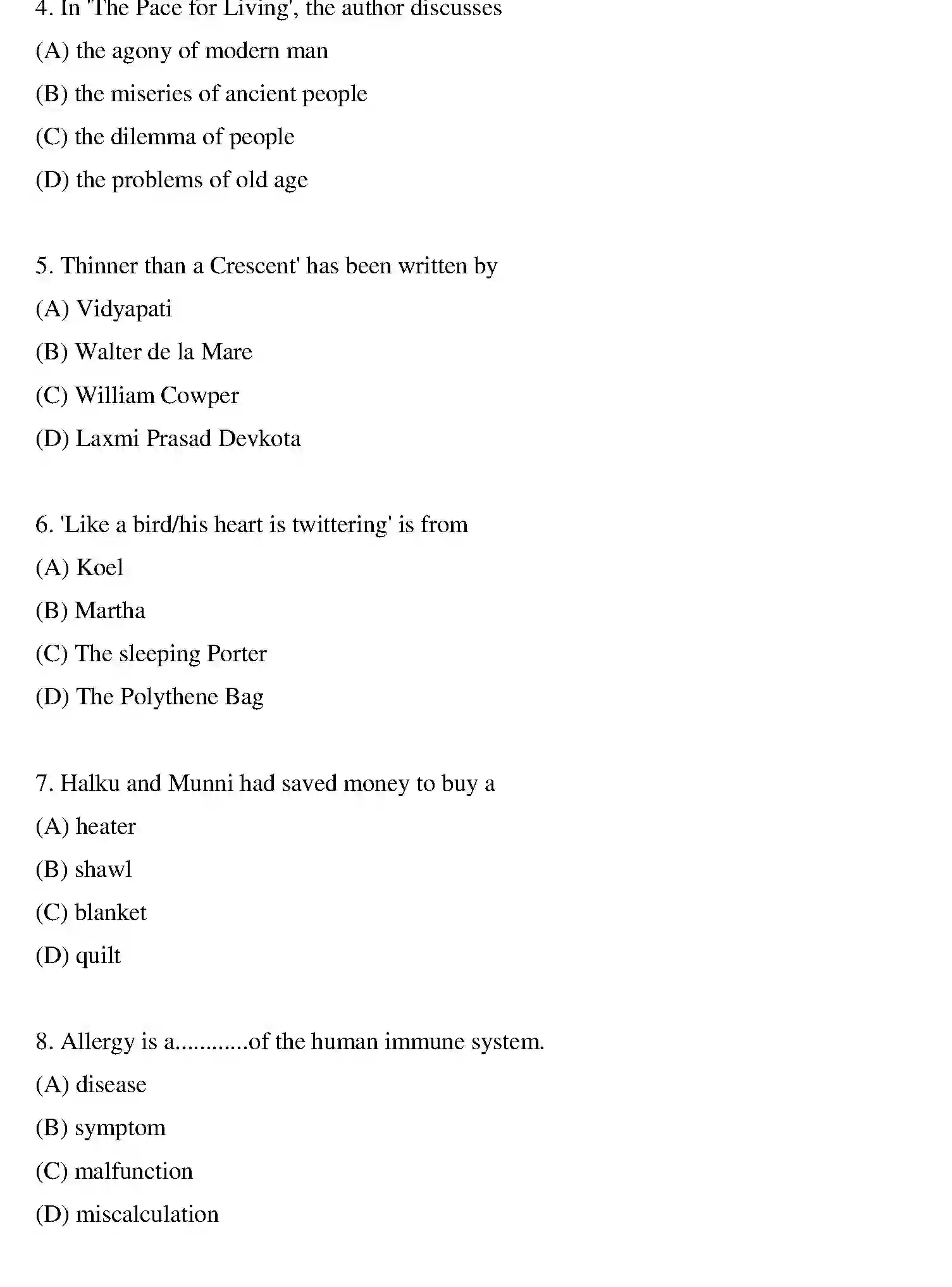 Bihar Board Class 10 2020 ENGLISH-SET-2 Finals - Page 2