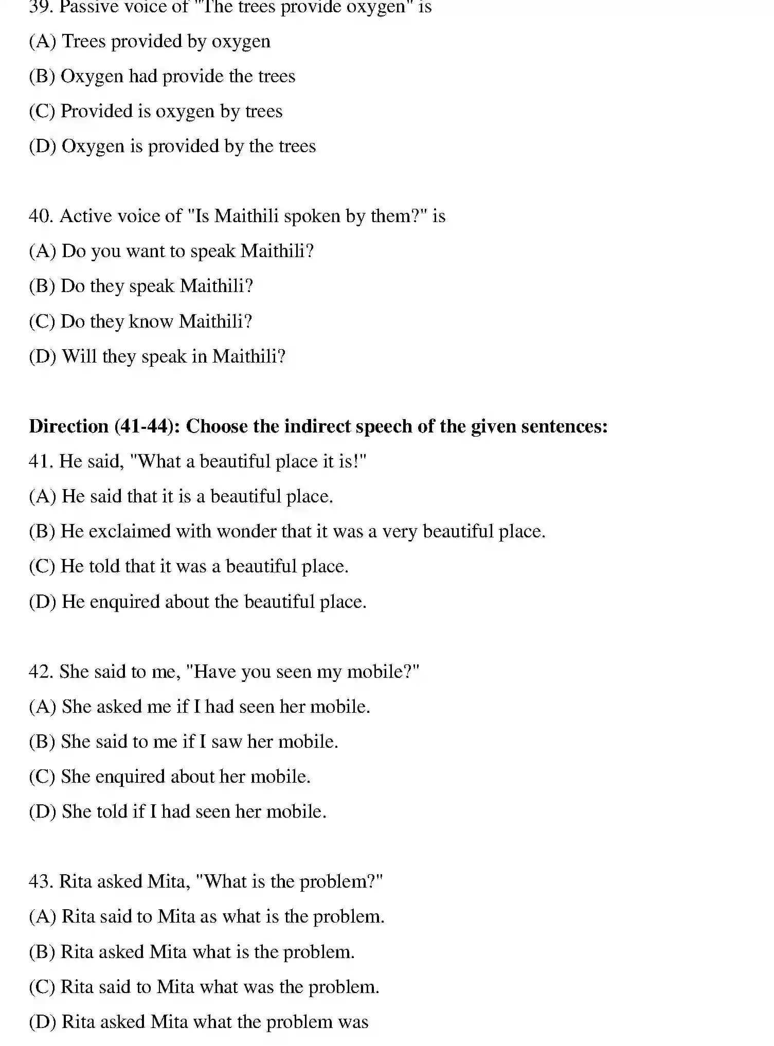 Bihar Board Class 10 2020 ENGLISH-SET-2 Finals - Page 9