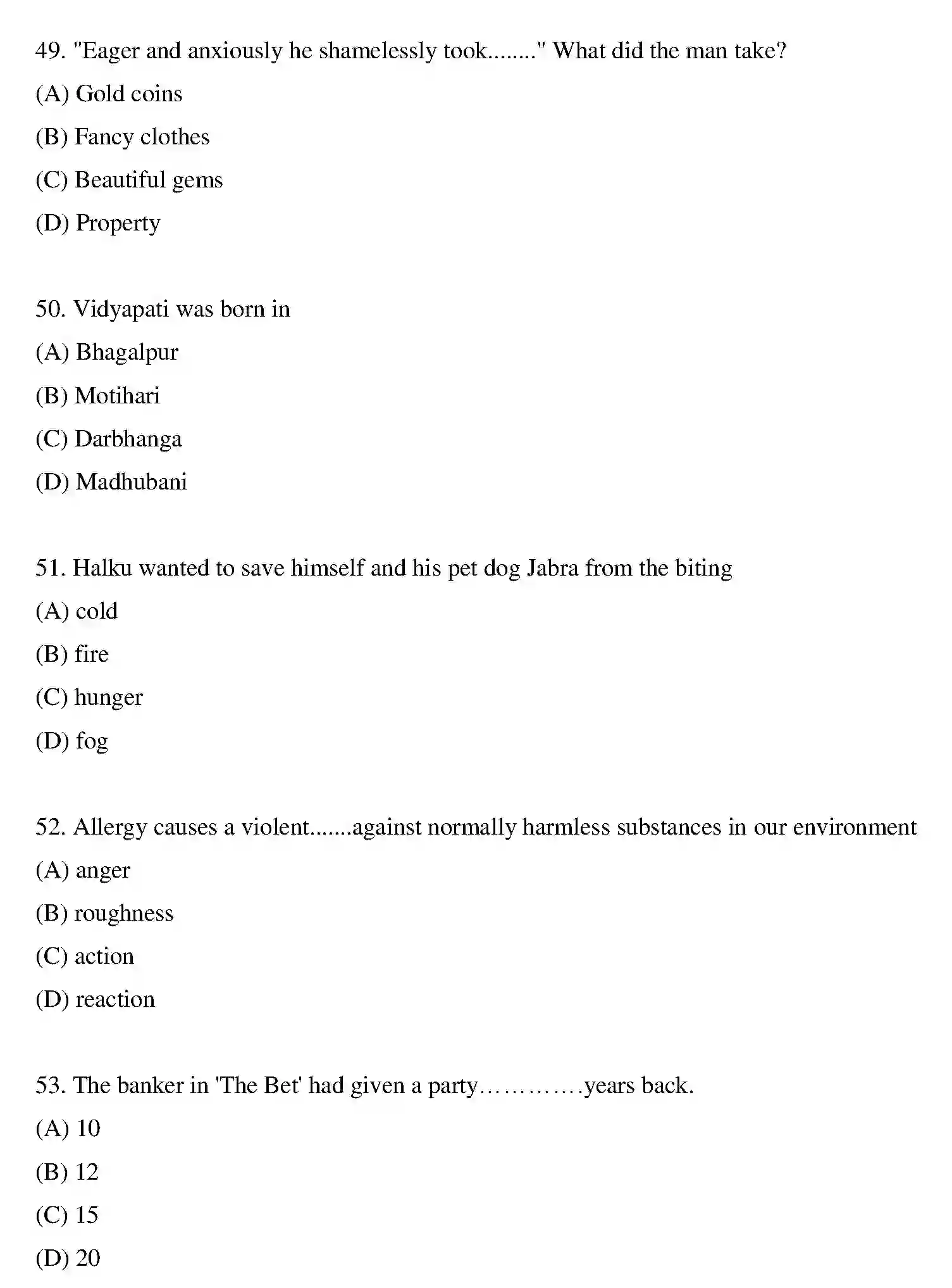 Bihar Board Class 10 2021 ENGLISH-SET-1 Finals - Page 11