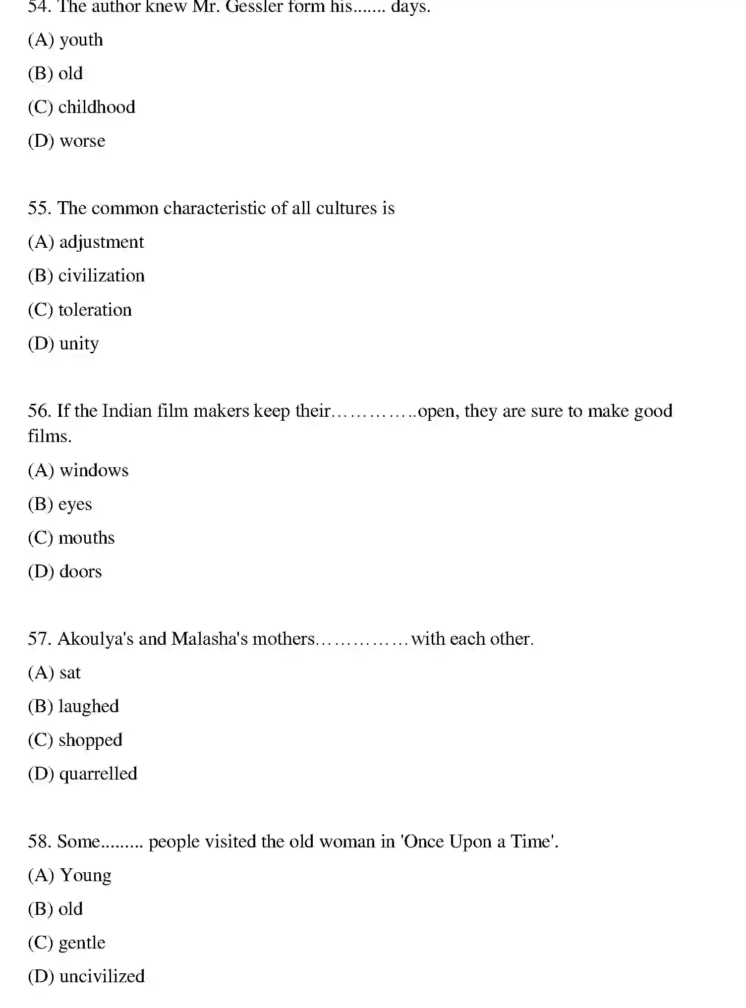 Bihar Board Class 10 2021 ENGLISH-SET-1 Finals - Page 12