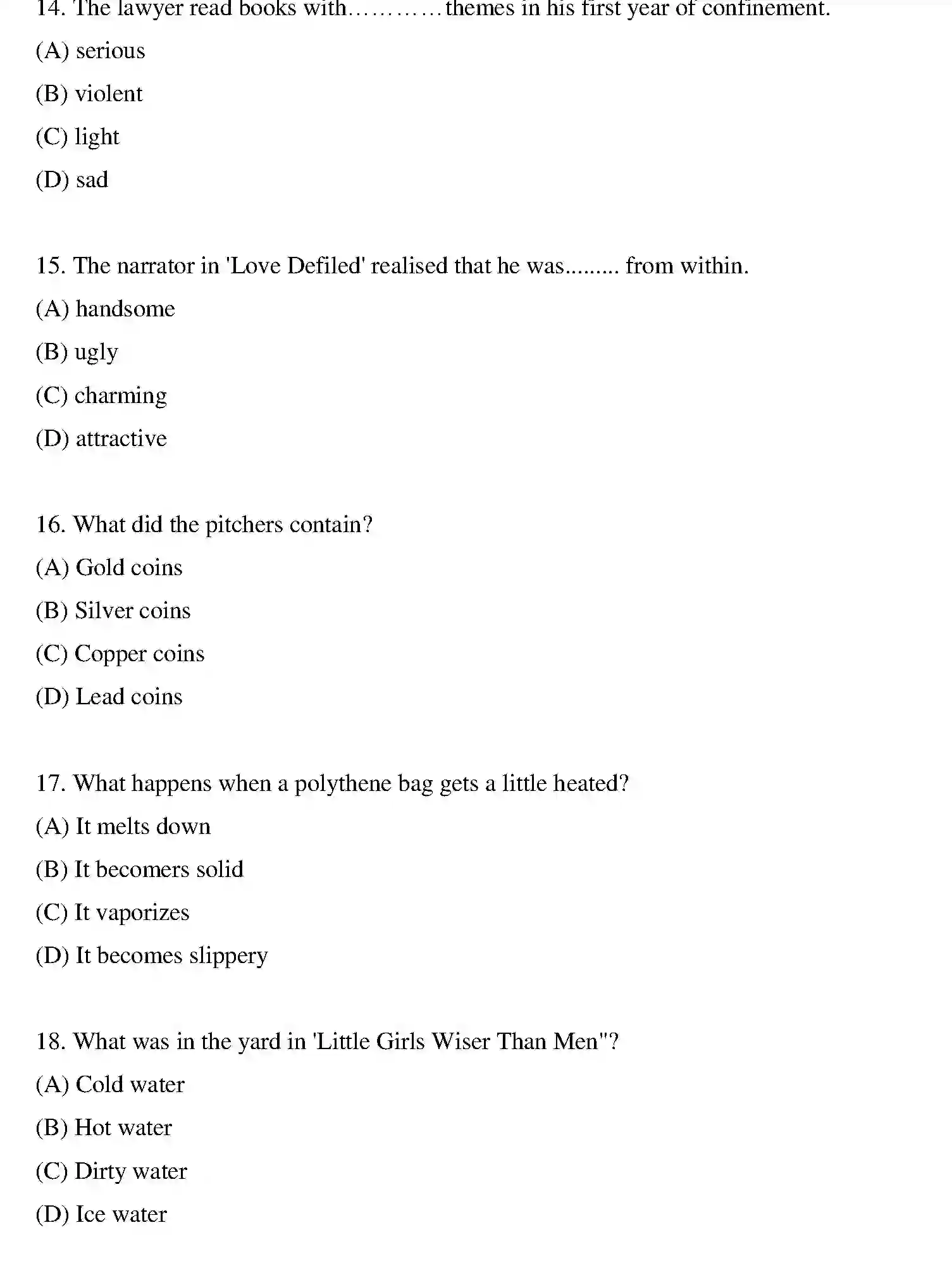 Bihar Board Class 10 2021 ENGLISH-SET-1 Finals - Page 4