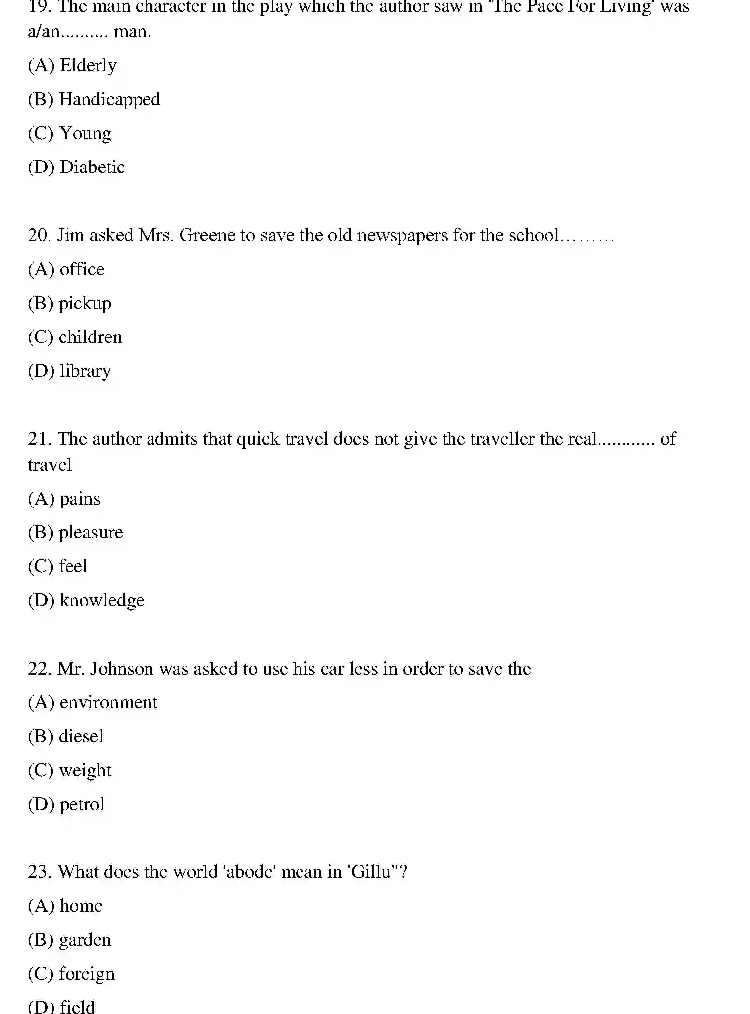 Bihar Board Class 10 2021 ENGLISH-SET-1 Finals - Page 5