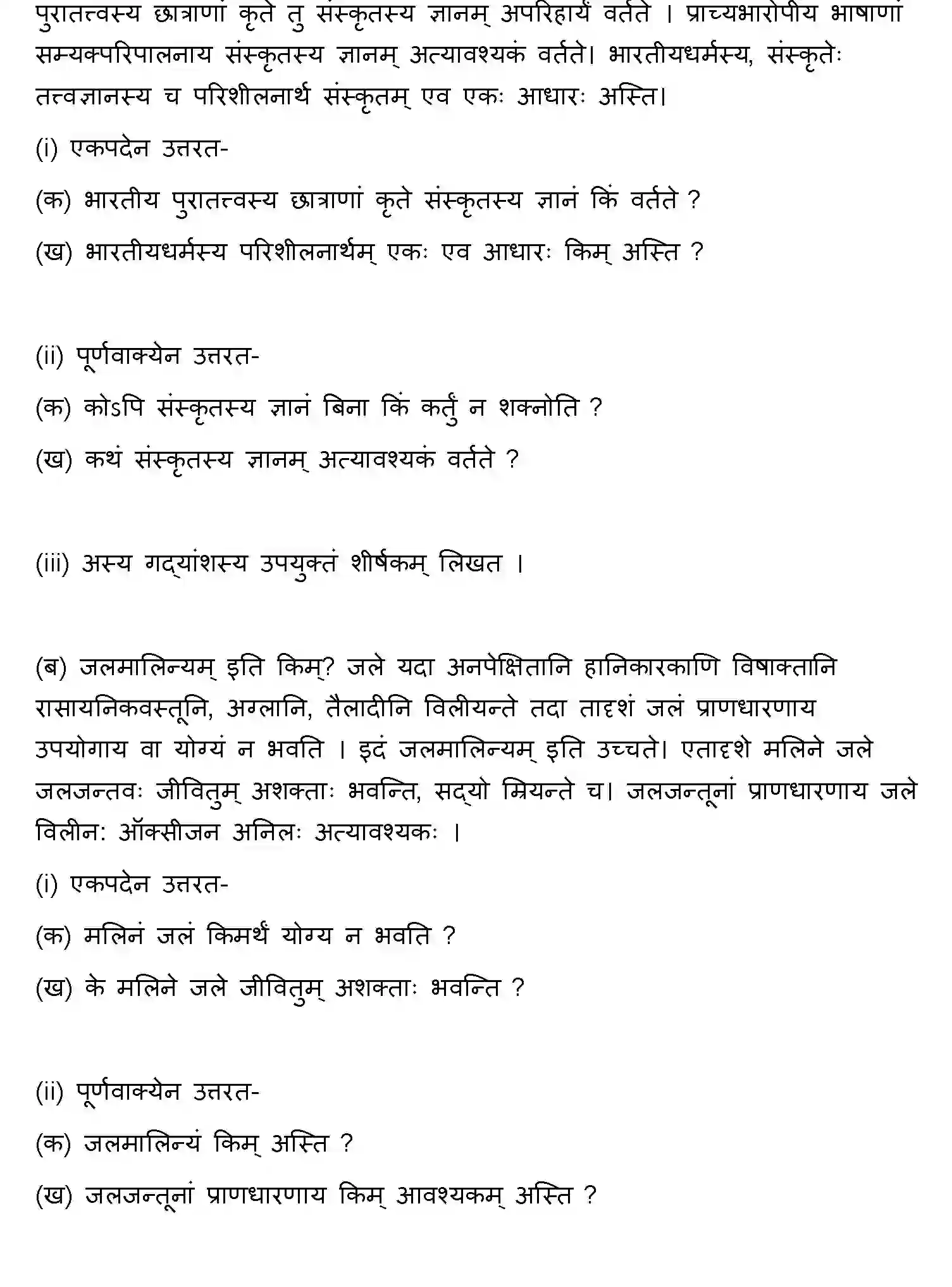 Bihar Board Class 10 2021 SANSKRIT-SET-1 Finals - Page 27