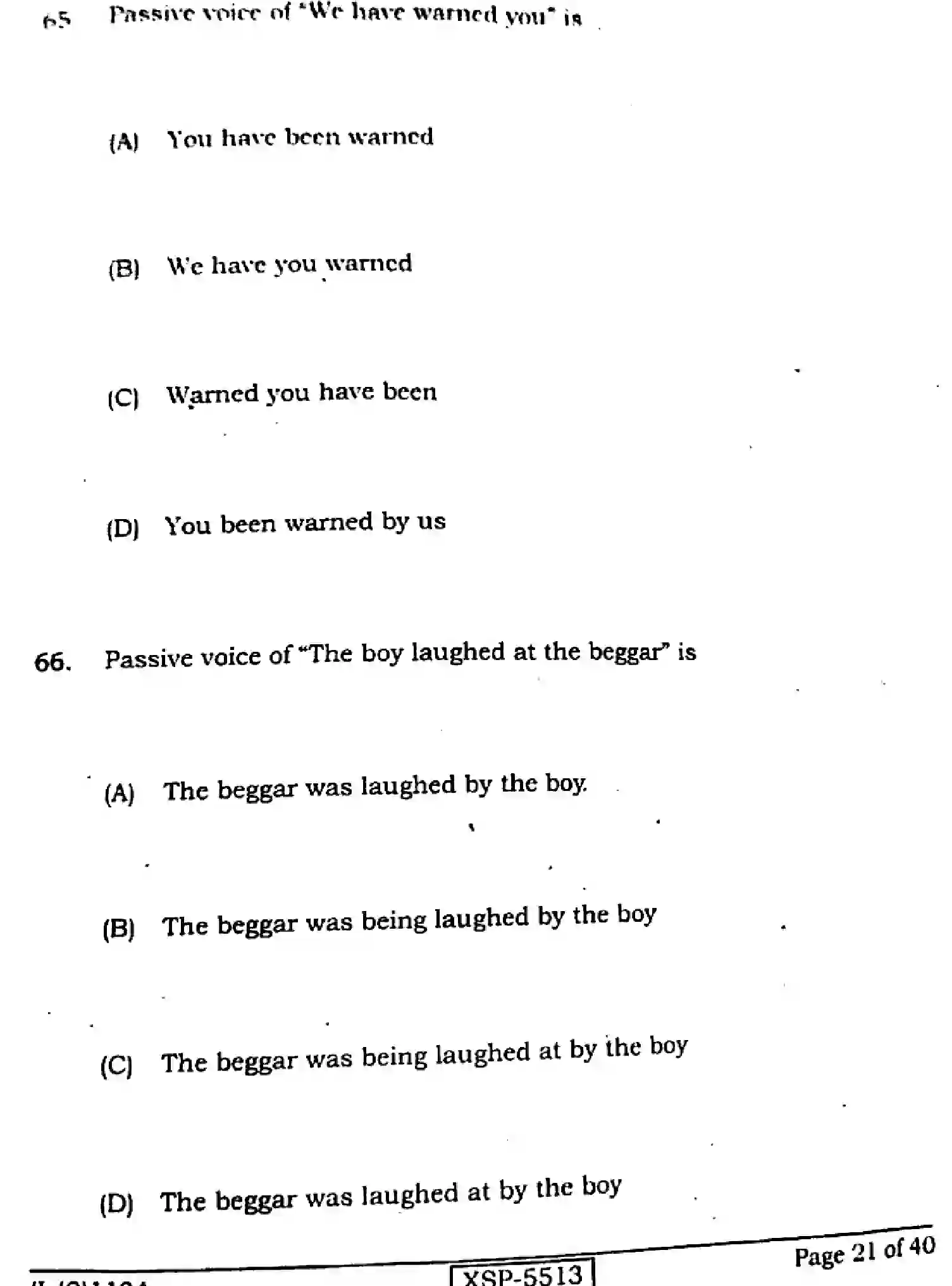 Bihar Board Class 10 2022 ENGLISH-113-A Finals - Page 21