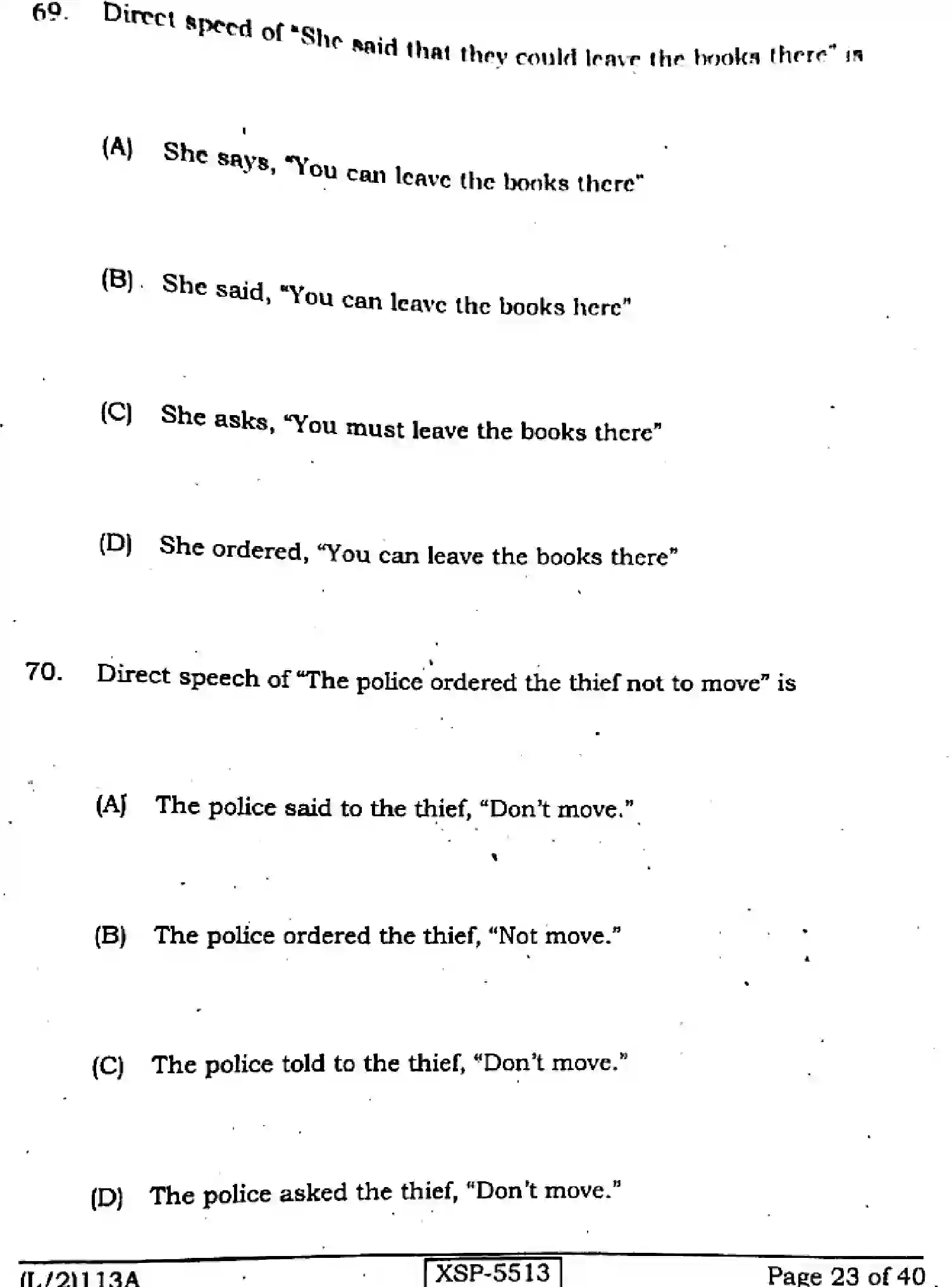 Bihar Board Class 10 2022 ENGLISH-113-A Finals - Page 23