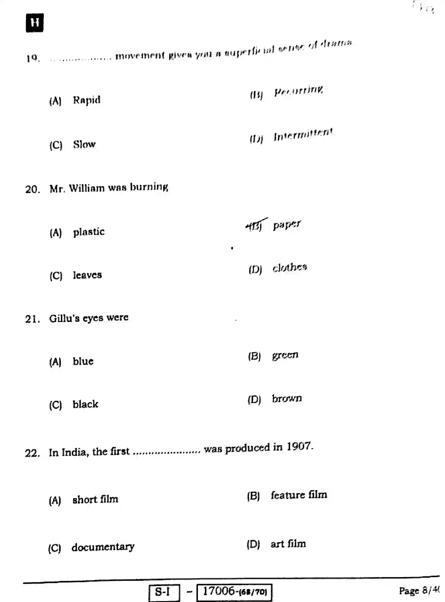 Bihar Board Class 10 2022 ENGLISH-113-SET-H Finals - Page 8