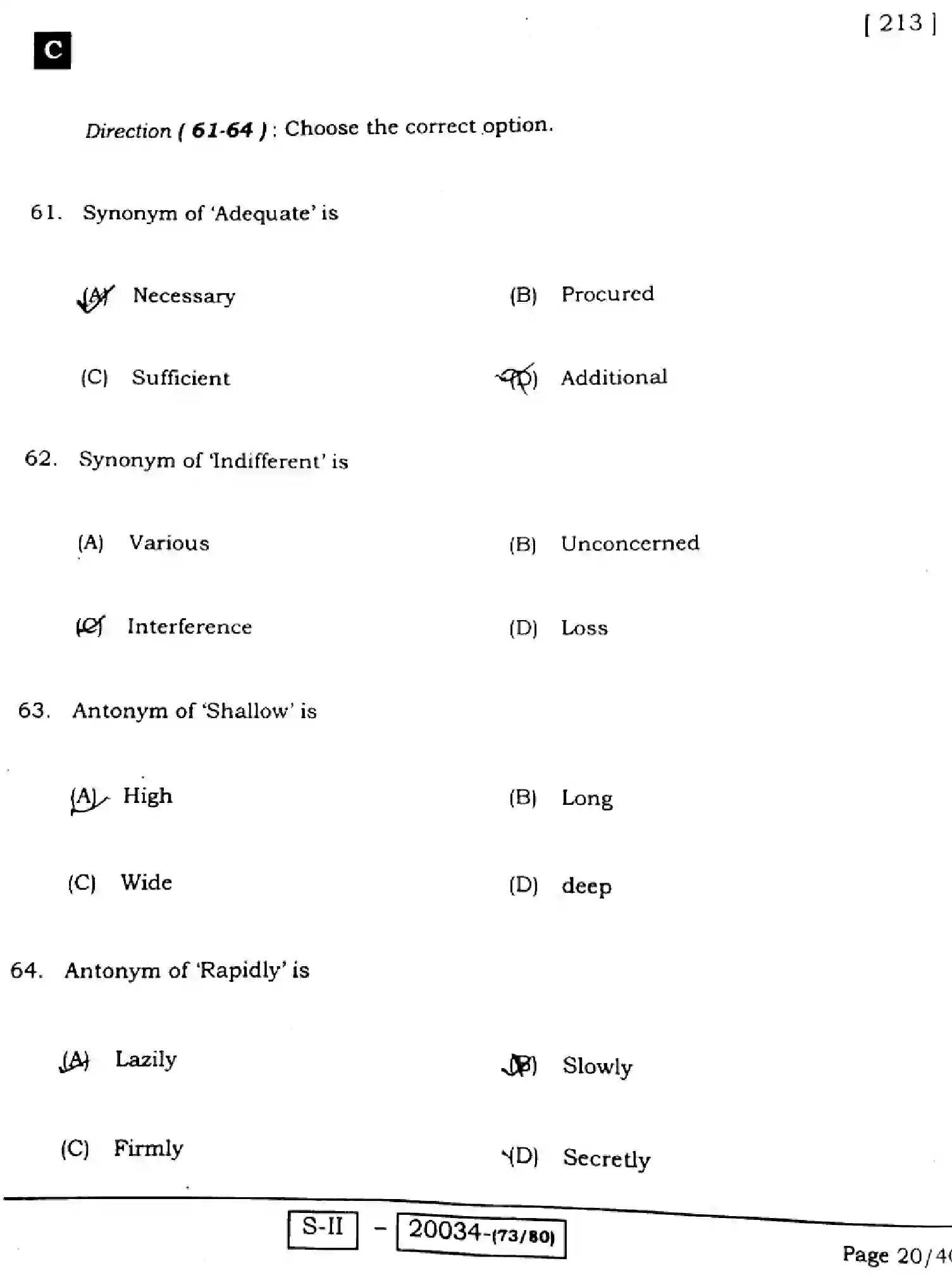Bihar Board Class 10 2022 ENGLISH-COMPULSORY-213-C Finals - Page 20