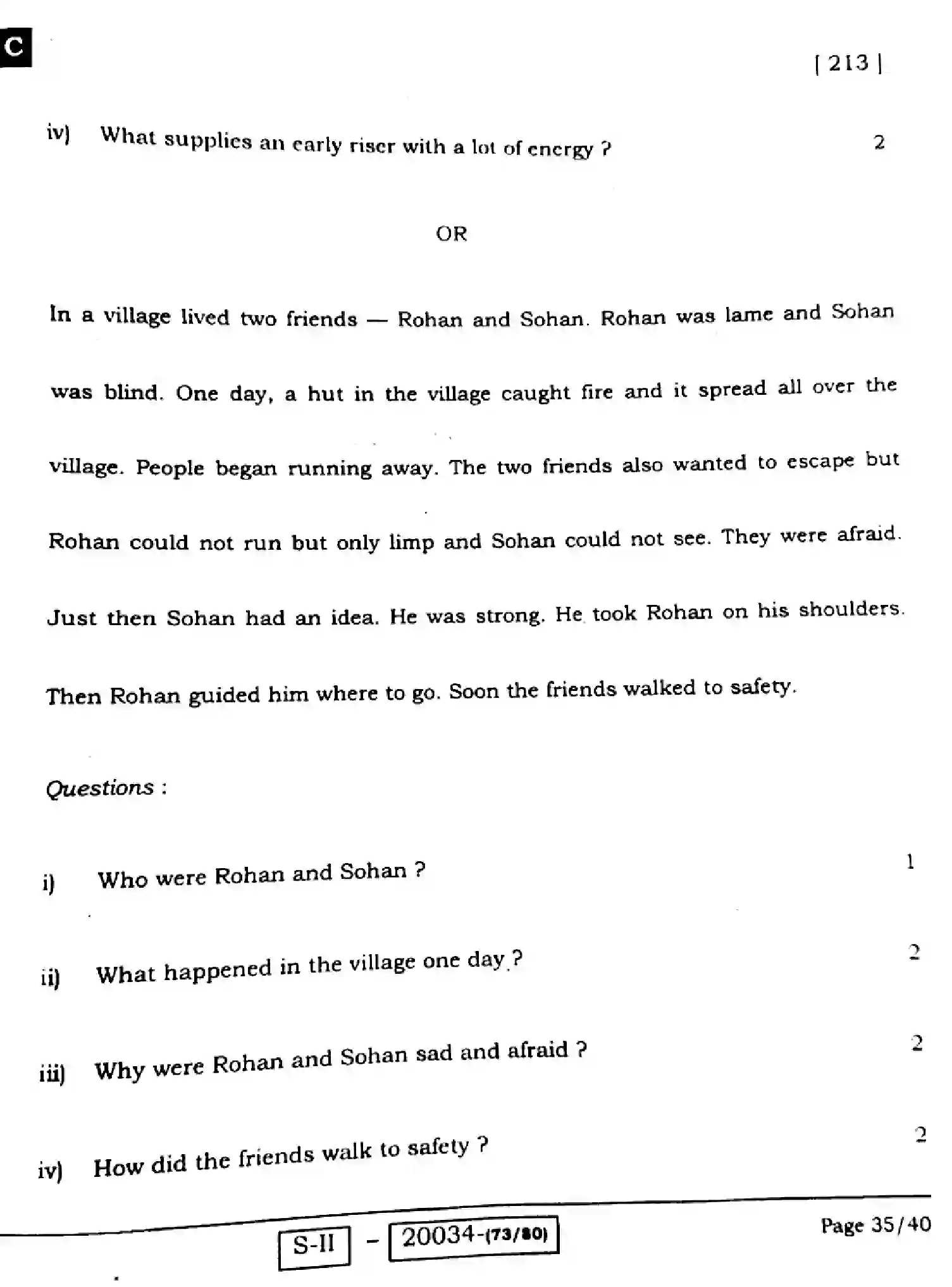Bihar Board Class 10 2022 ENGLISH-COMPULSORY-213-C Finals - Page 35