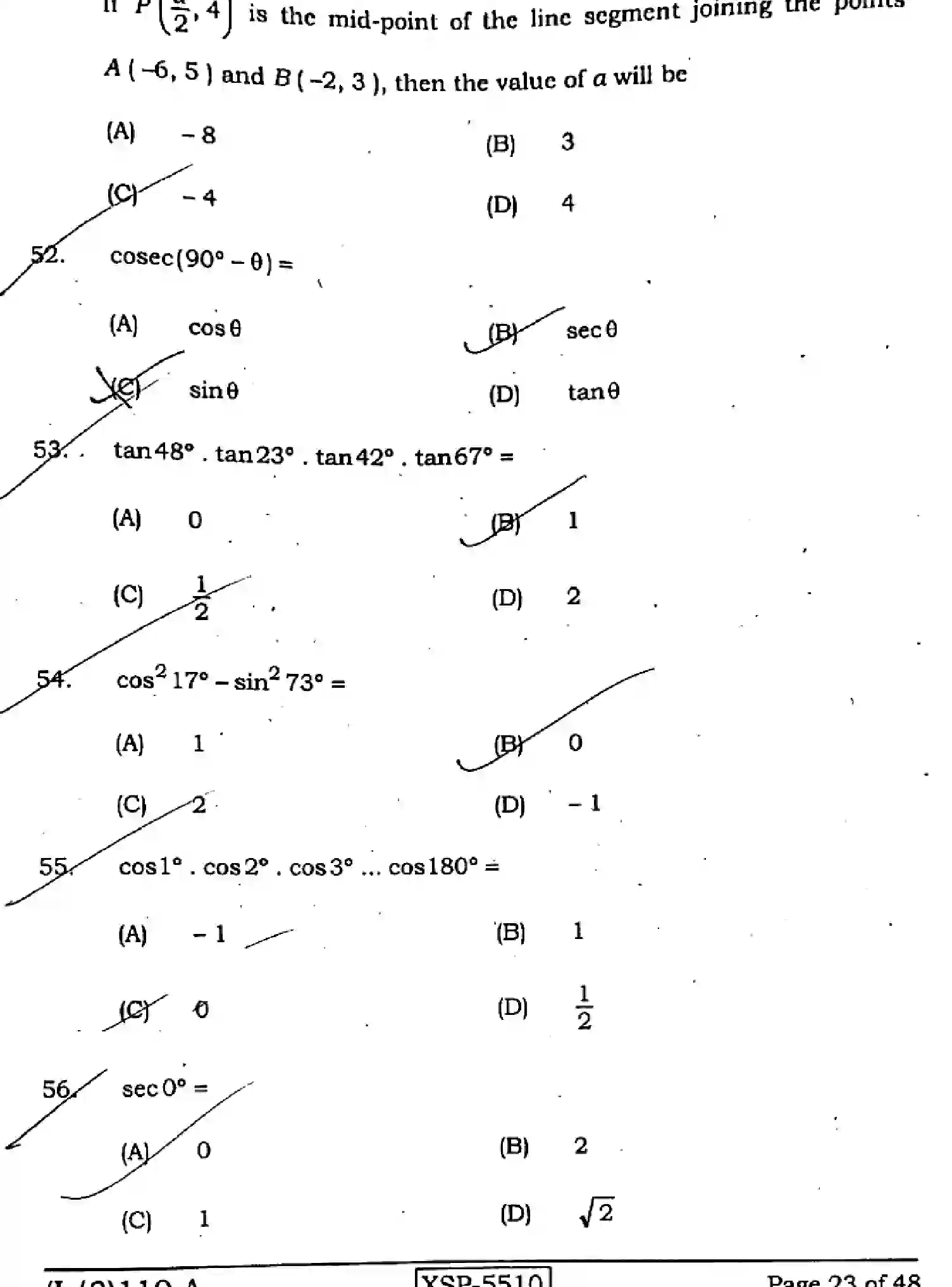 Bihar Board Class 10 2022 MATHEMATICS-110-A Finals - Page 23