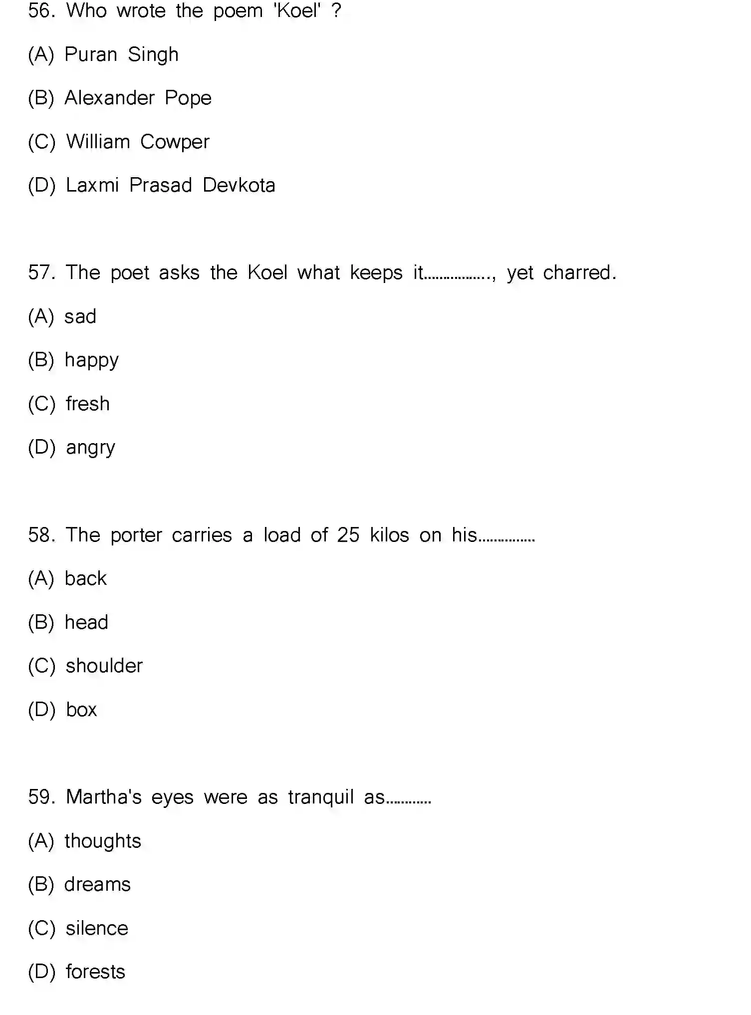 Bihar Board Class 10 2023 ENGLISH-113-SET-H Finals - Page 16