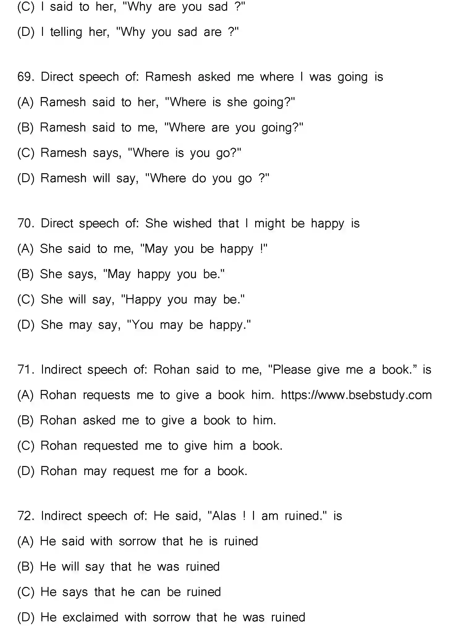 Bihar Board Class 10 2023 ENGLISH-113-SET-H Finals - Page 19