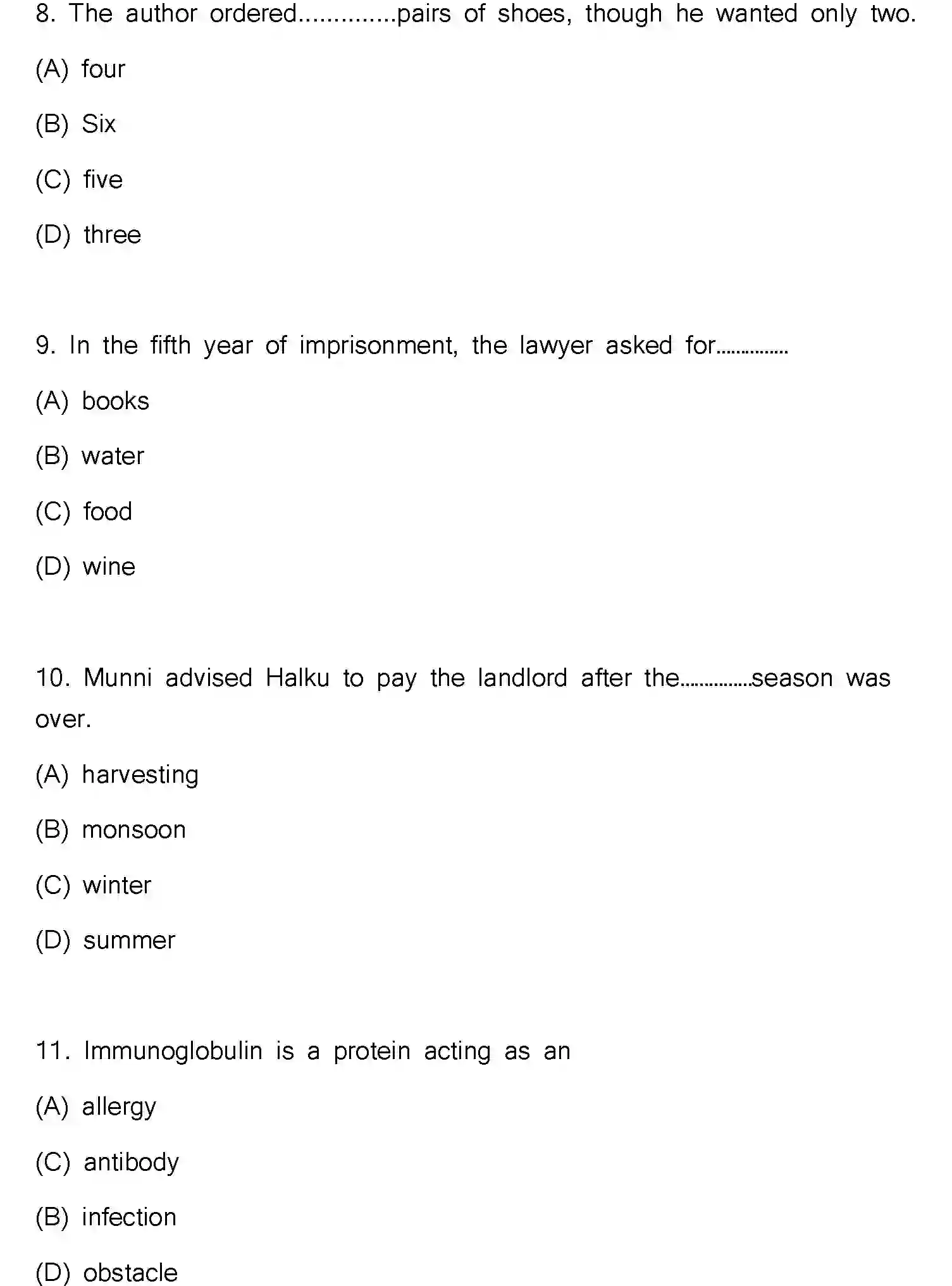 Bihar Board Class 10 2023 ENGLISH-113-SET-H Finals - Page 4