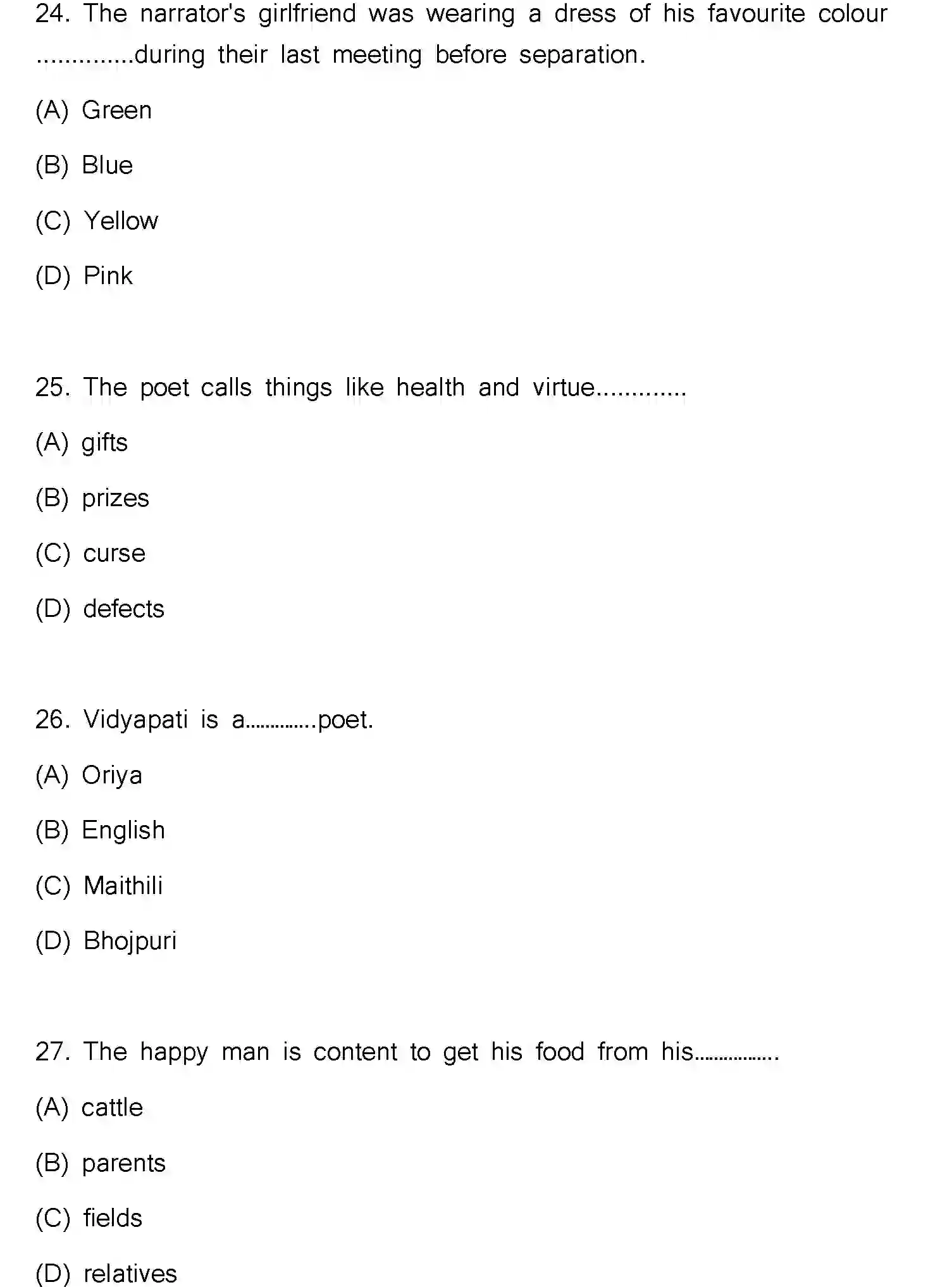 Bihar Board Class 10 2023 ENGLISH-113-SET-H Finals - Page 8