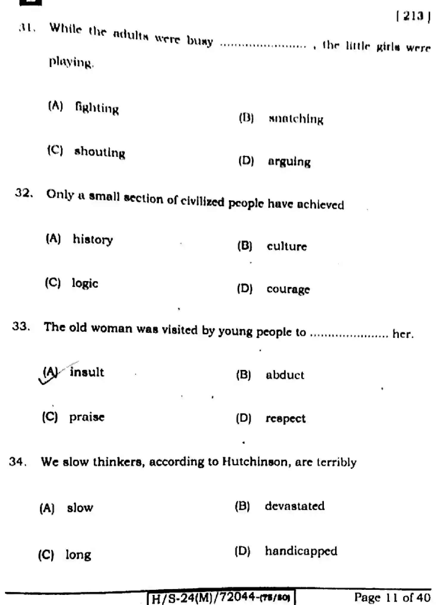 Bihar Board Class 10 2024 ENGLISH-213-SET-E Finals - Page 10
