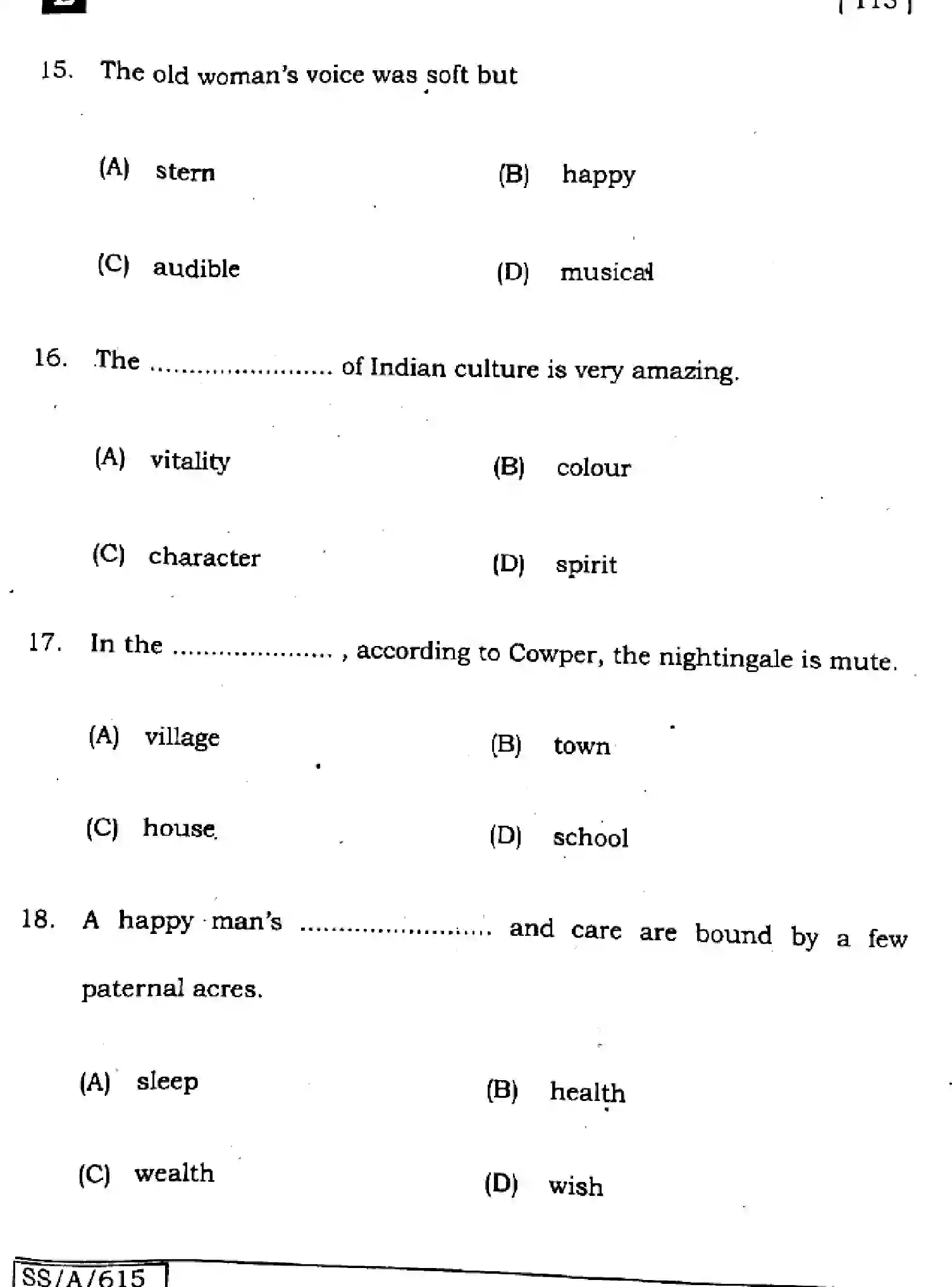 Bihar Board Class 10 2025 ENGLISH-113-SET-E Finals - Page 7