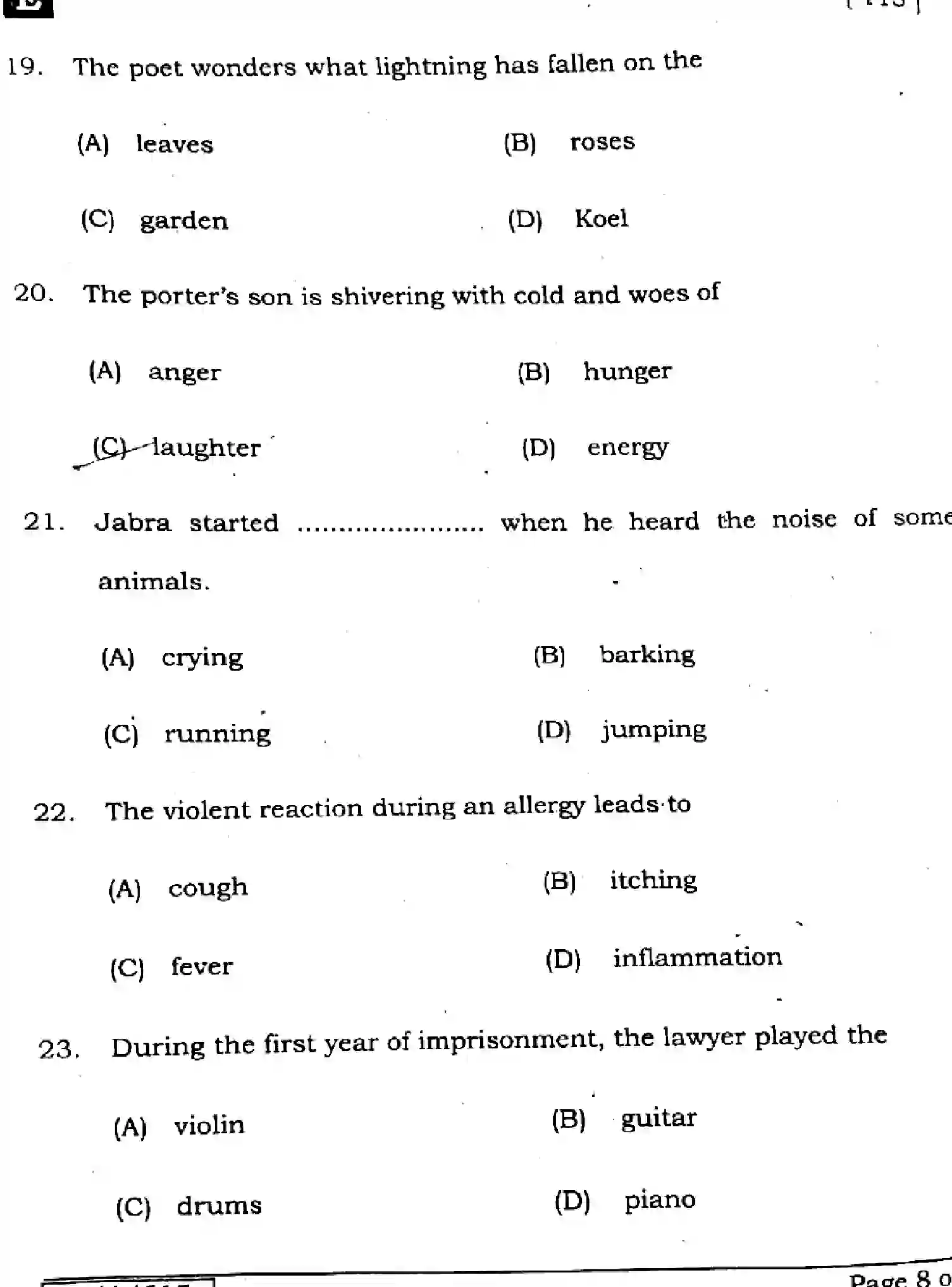 Bihar Board Class 10 2025 ENGLISH-113-SET-E Finals - Page 8
