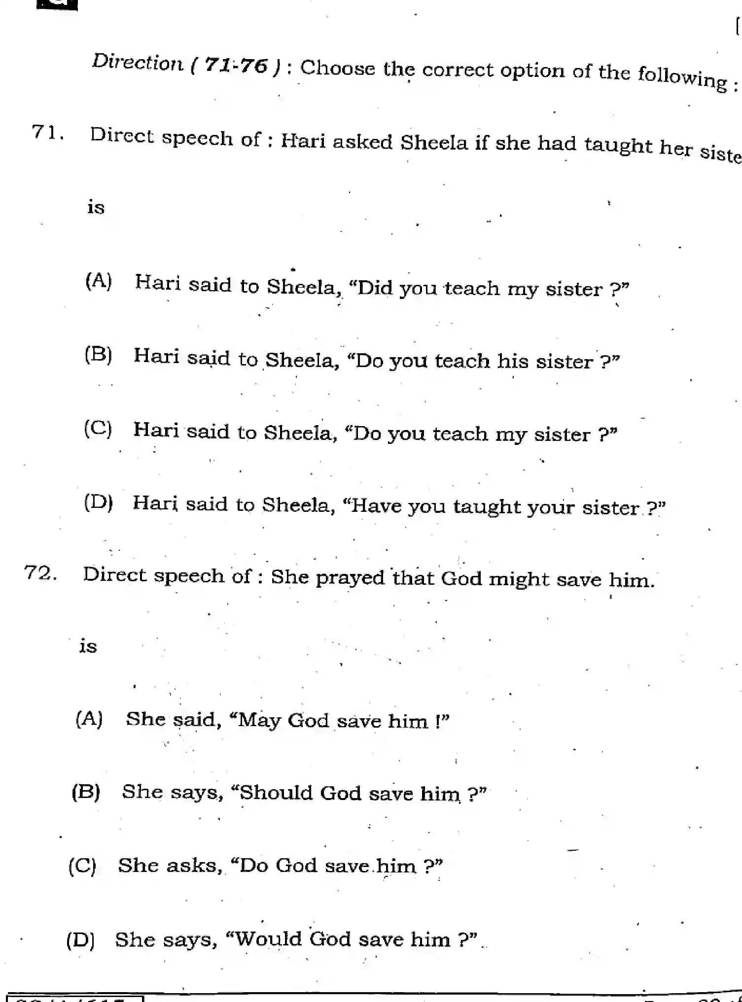 Bihar Board Class 10 2025 ENGLISH-113-SET-G Finals - Page 21