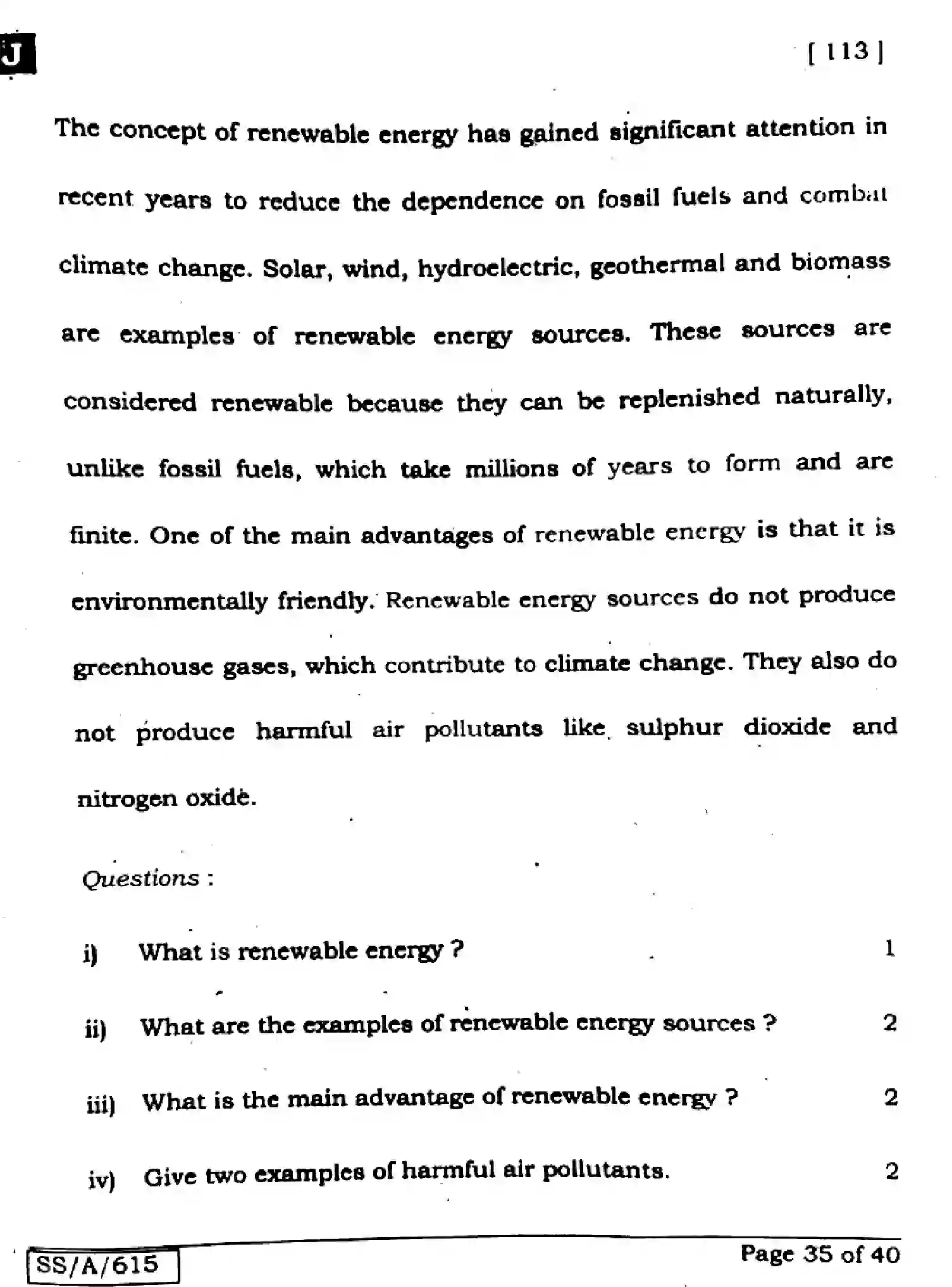 Bihar Board Class 10 2025 ENGLISH-113-SET-J Finals - Page 35