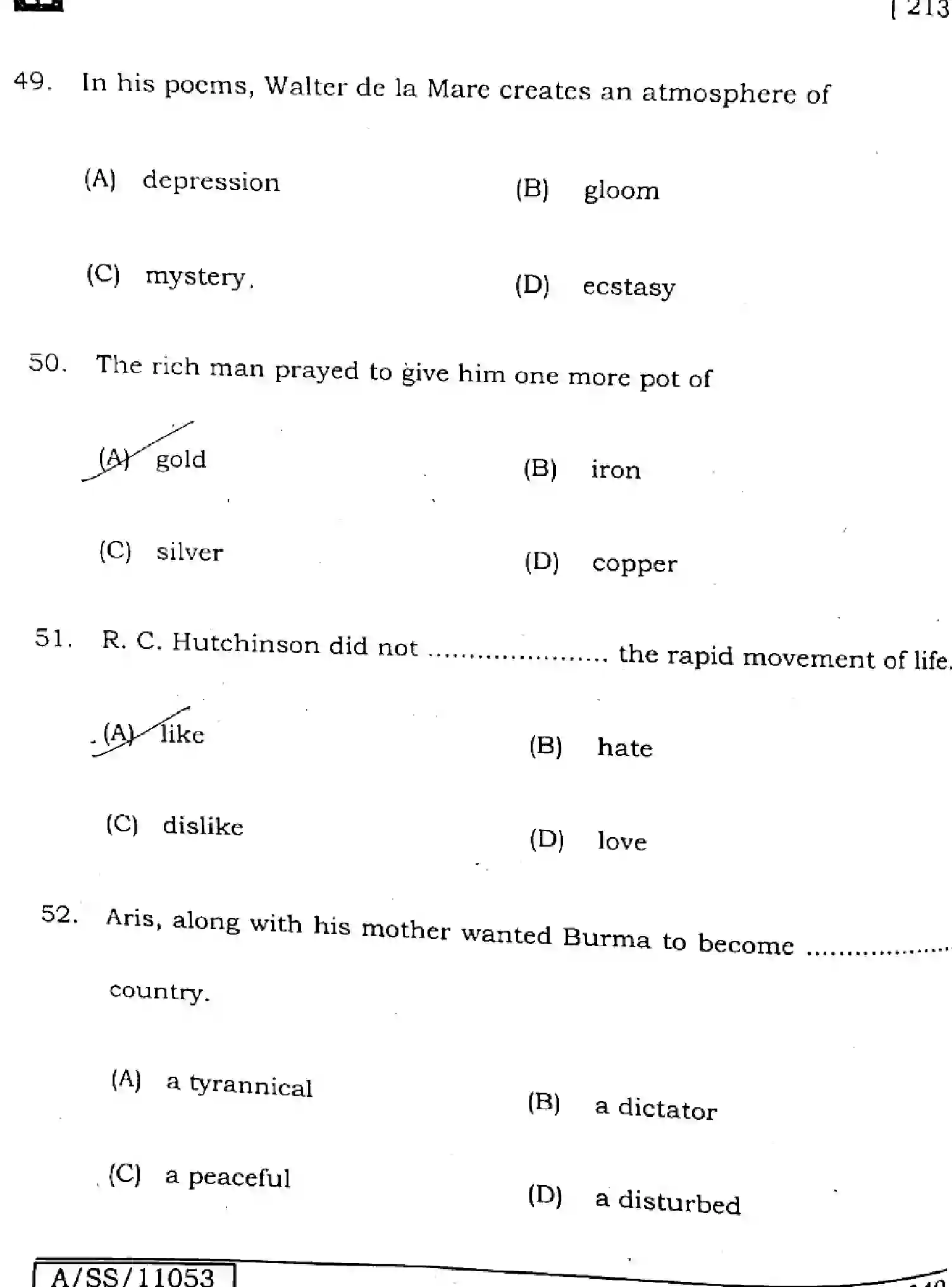 Bihar Board Class 10 2025 ENGLISH-213-SET-A Finals - Page 15