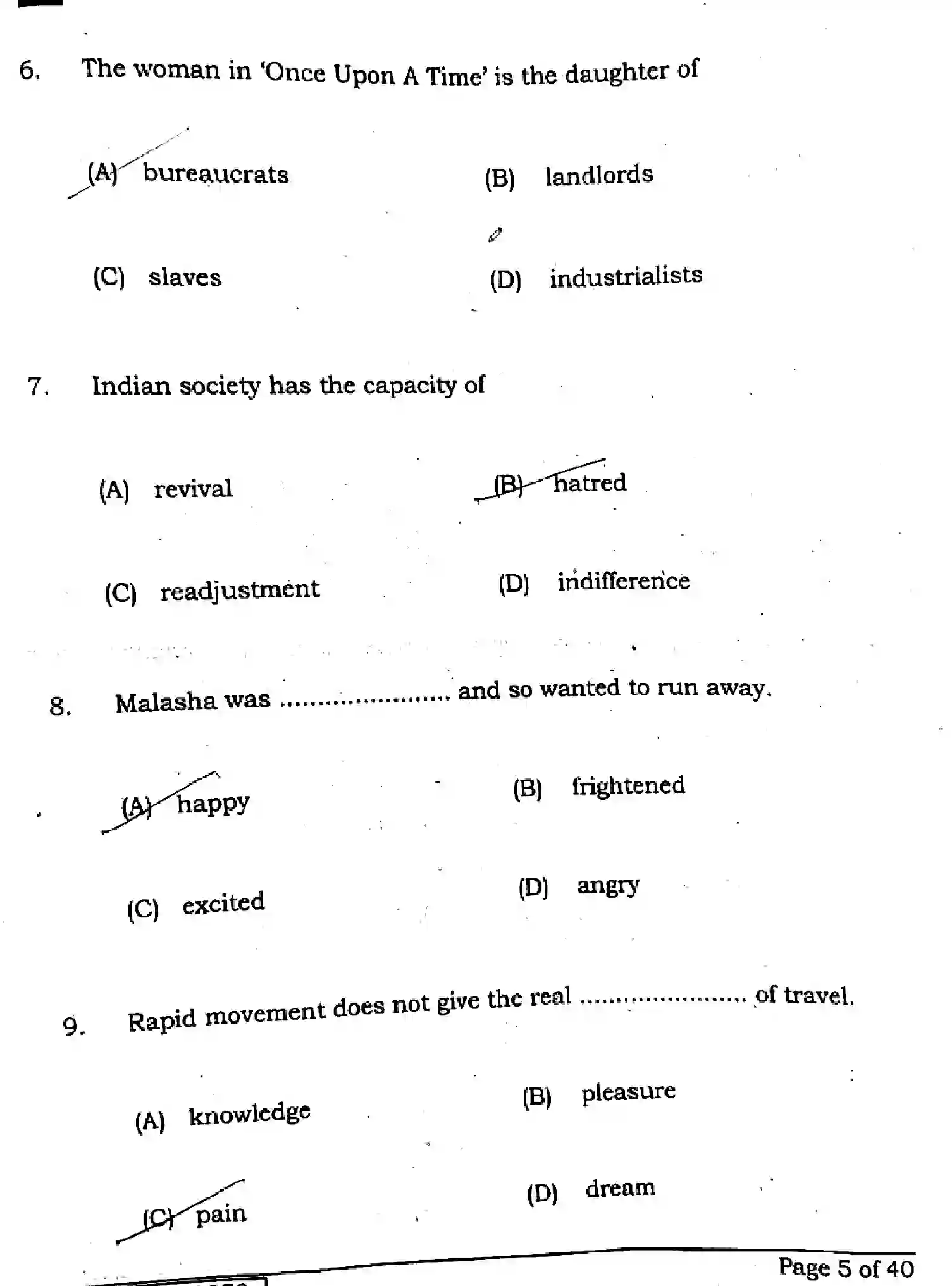 Bihar Board Class 10 2025 ENGLISH-213-SET-A Finals - Page 4