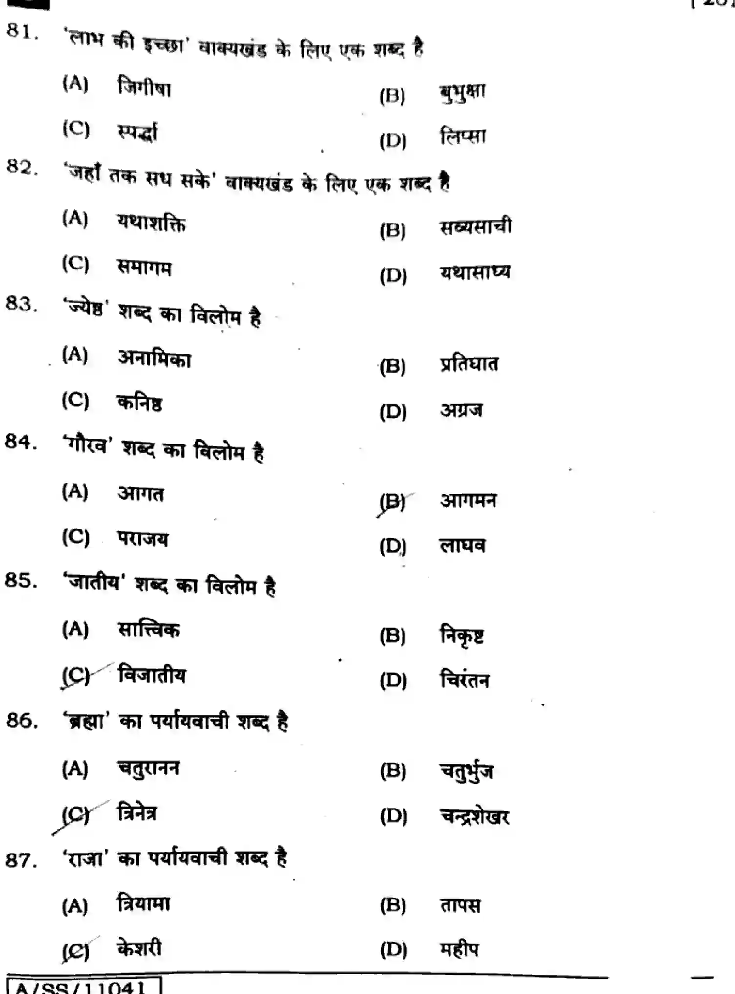Bihar Board Class 10 2025 HINDI-MT-201-SET-C Finals - Page 14