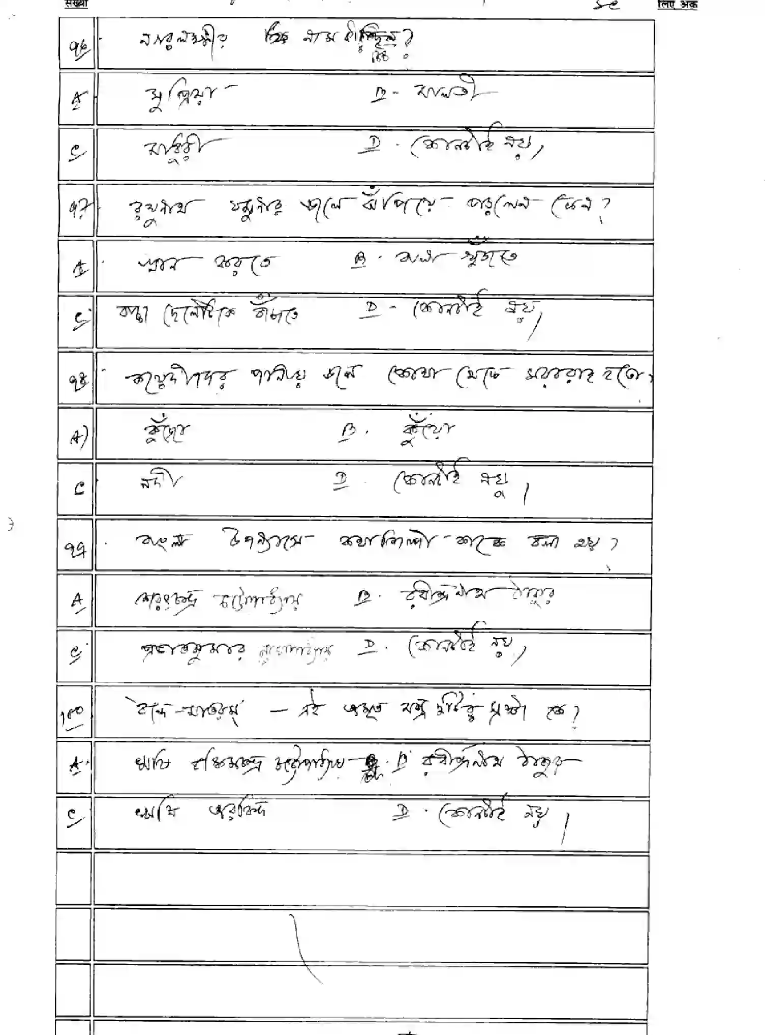 Bihar Board Class 10 2025 MODEL-PAPER-BANGLA-102 Model Papers - Page 20