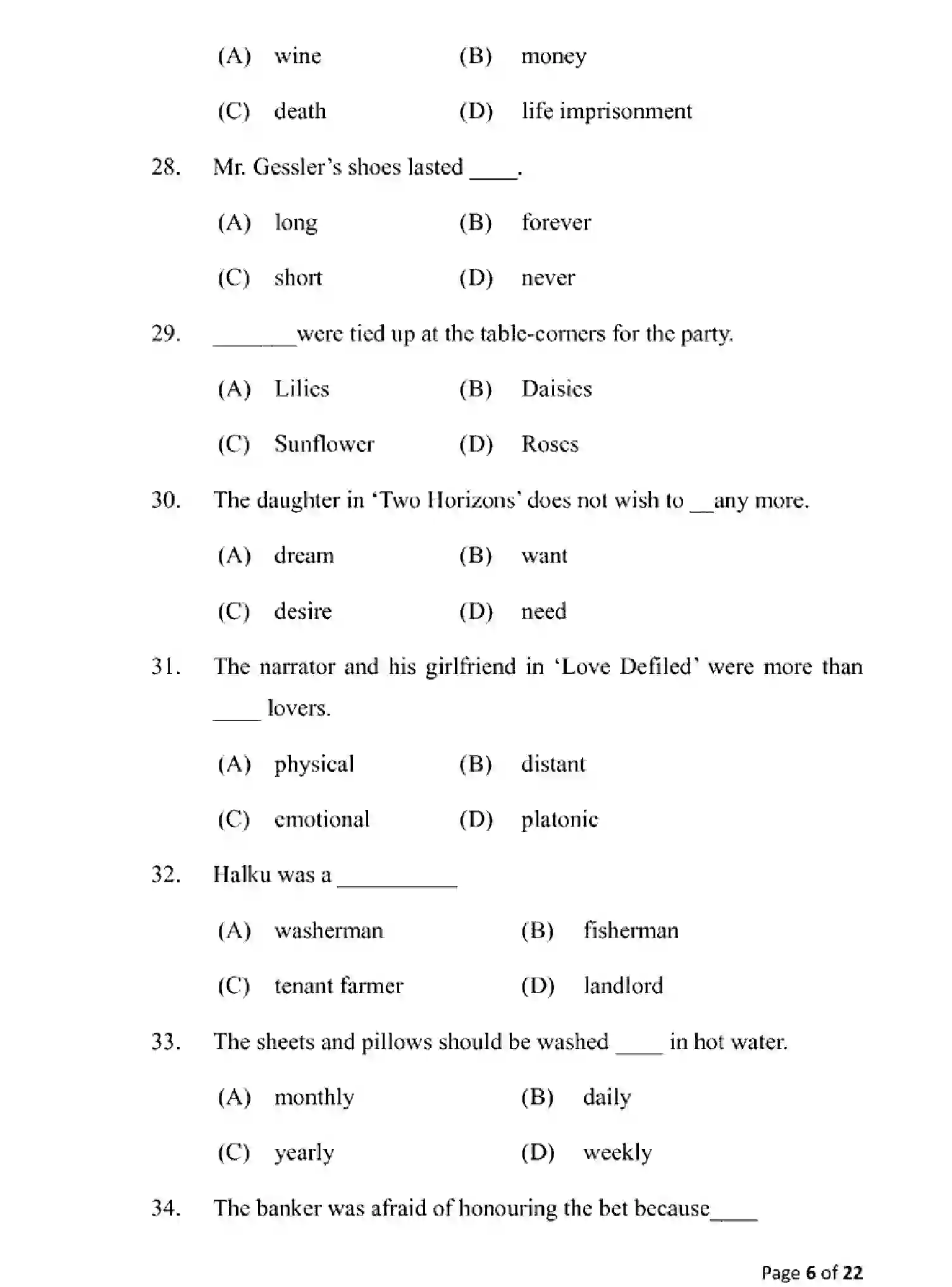 Bihar Board Class 10 2025 MODEL-PAPER-ENGLISH-113 Model Papers - Page 6