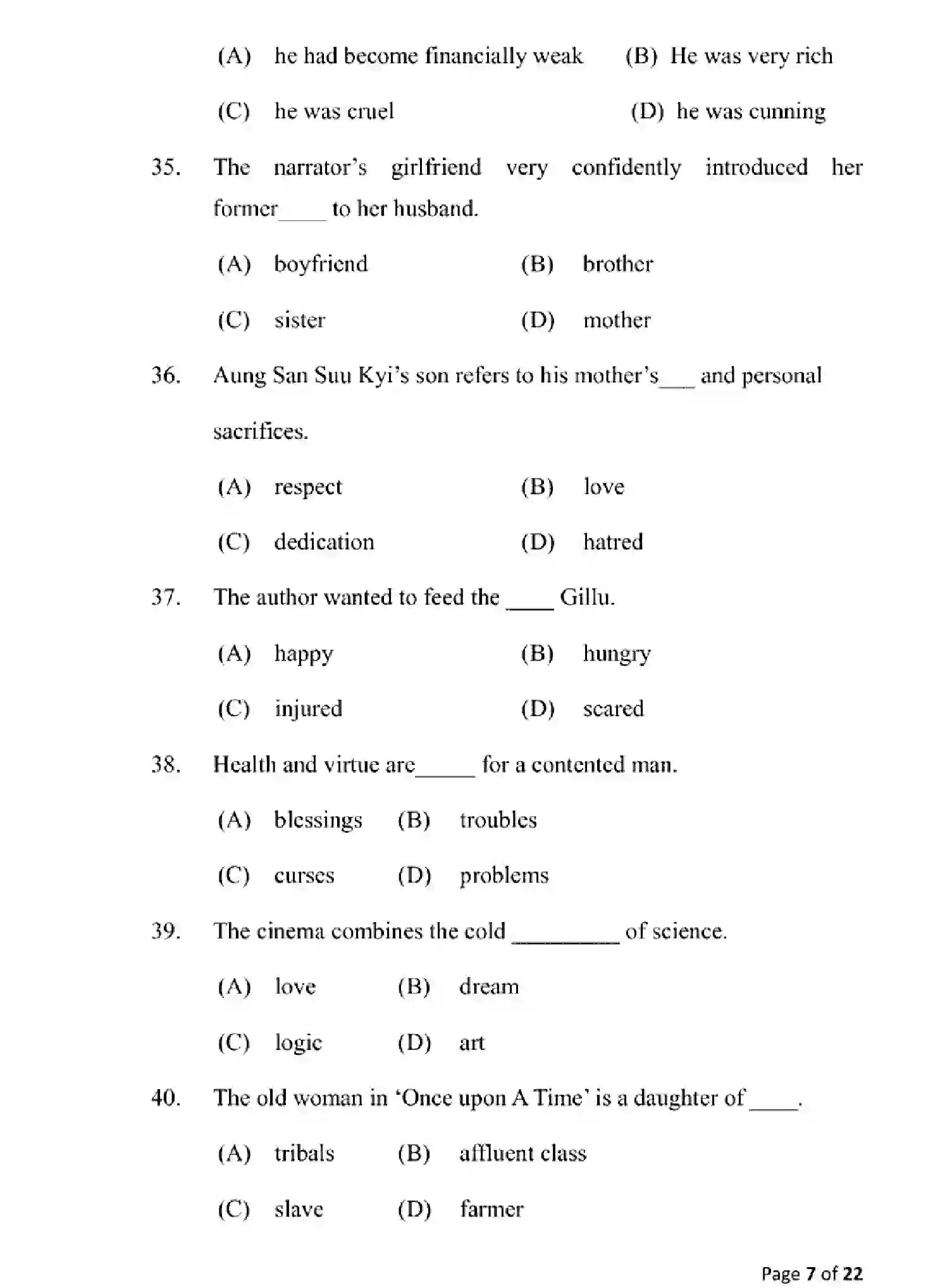 Bihar Board Class 10 2025 MODEL-PAPER-ENGLISH-113 Model Papers - Page 7