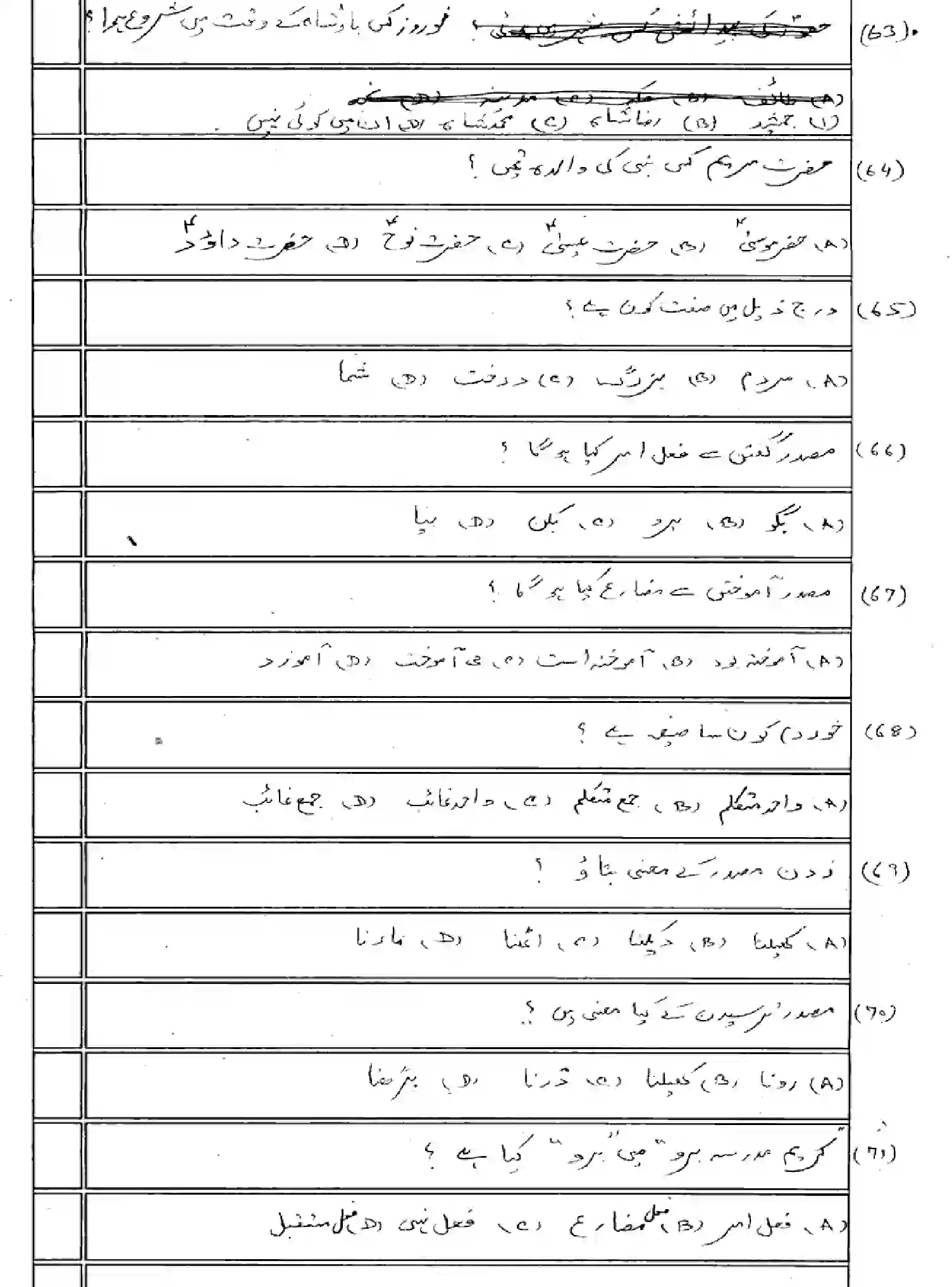 Bihar Board Class 10 2025 MODEL-PAPER-PERSIAN-SIL-108 Model Papers - Page 10