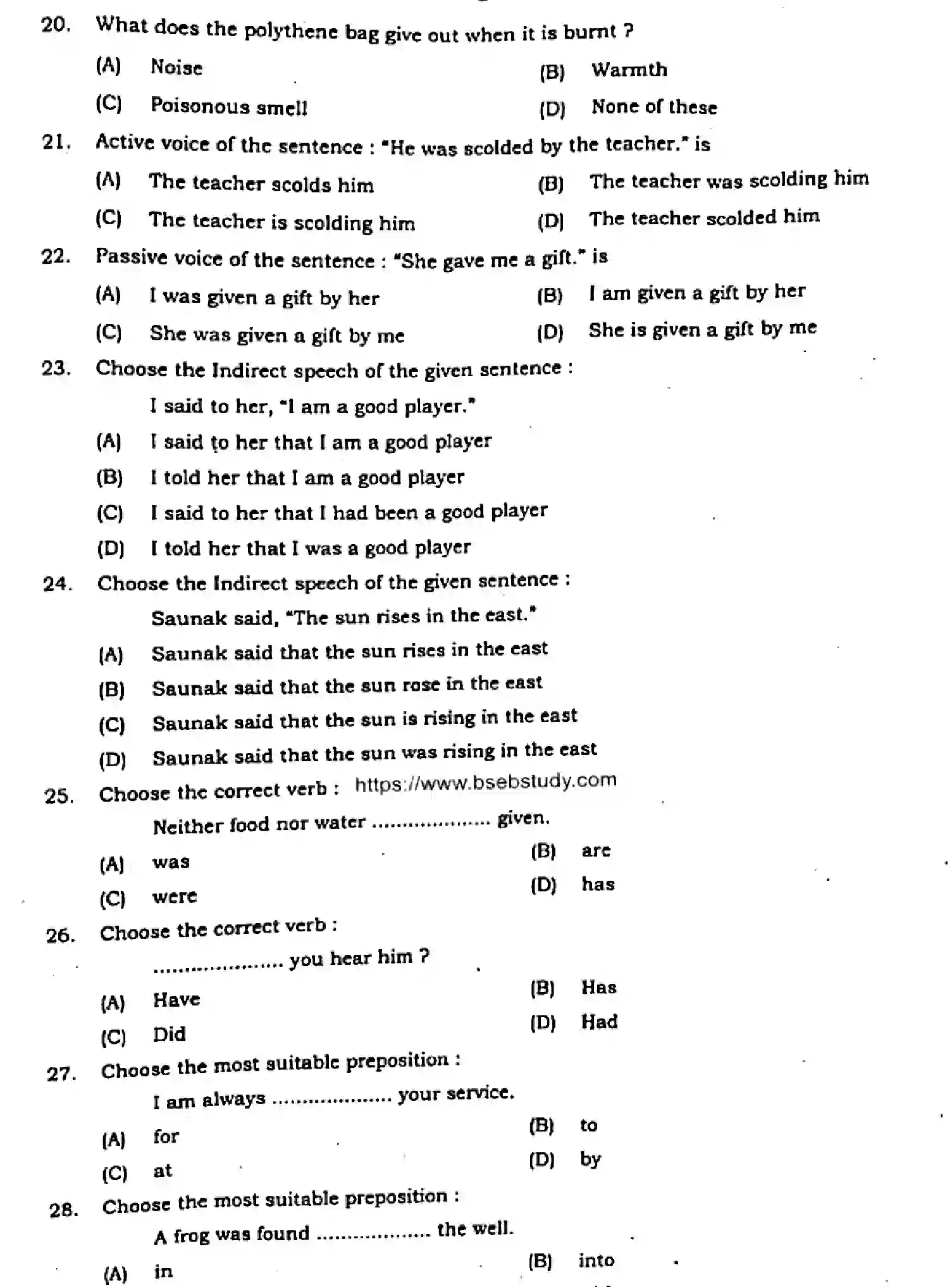 Bihar Board Class 10 2024 MONTHLY-ENGLISH-113-AUG Unit Test - Page 3