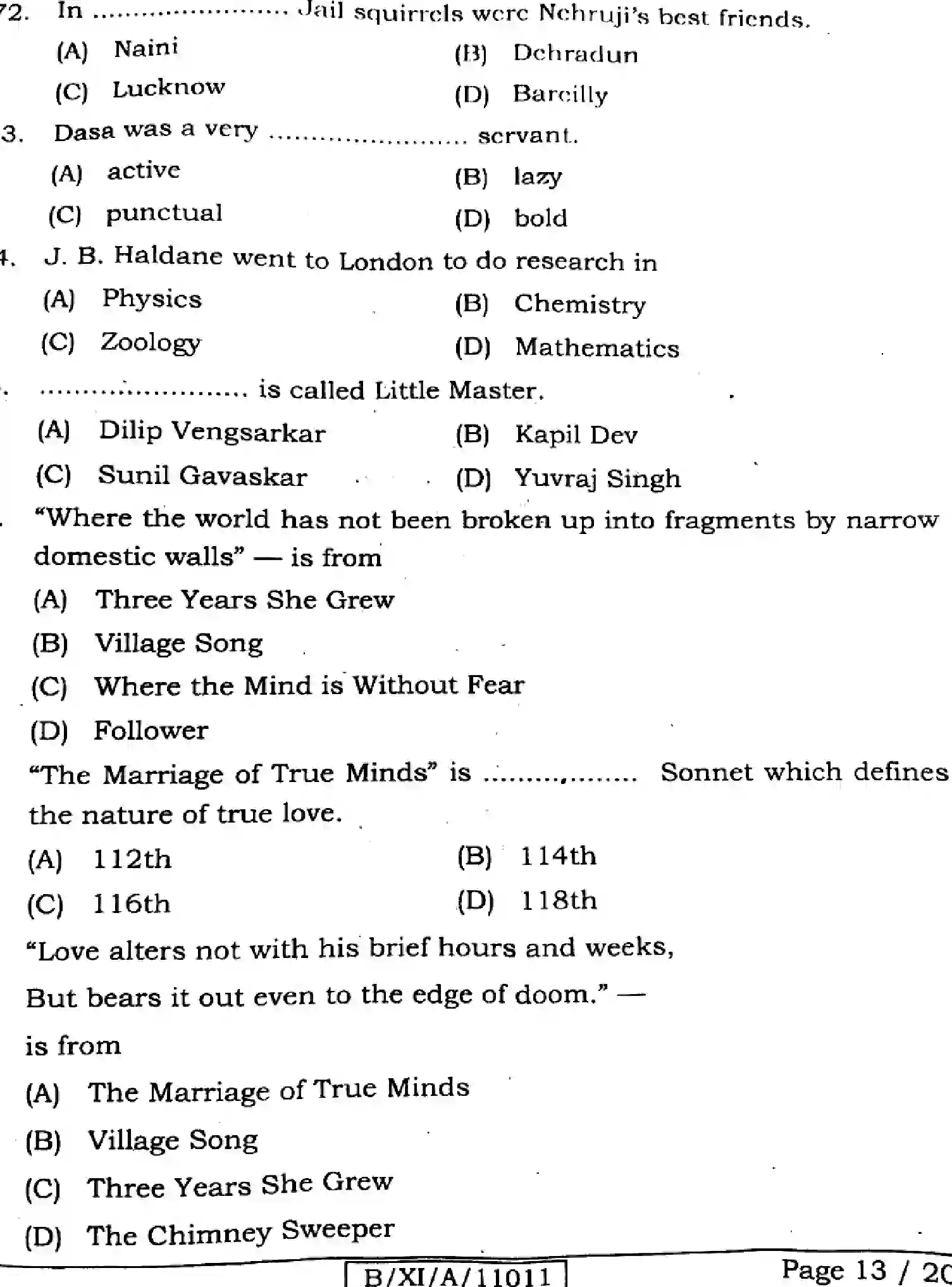 Bihar Board Class 11 2024 ENGLISH-105-124-205-223-305-330 Finals - Page 13