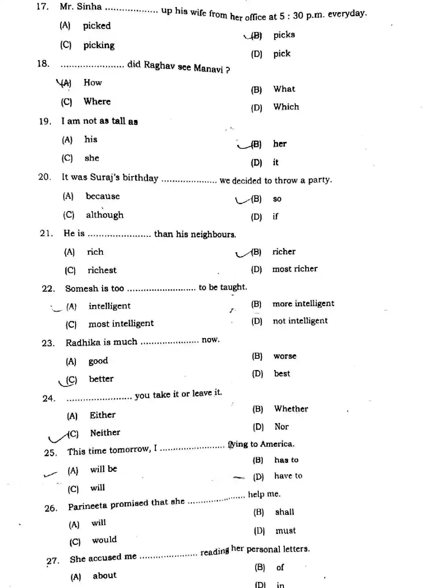 Bihar Board Class 11 2024 MONTHLY-ENGLISH-105-124-205-223-305-330-DEC Unit Test - Page 3