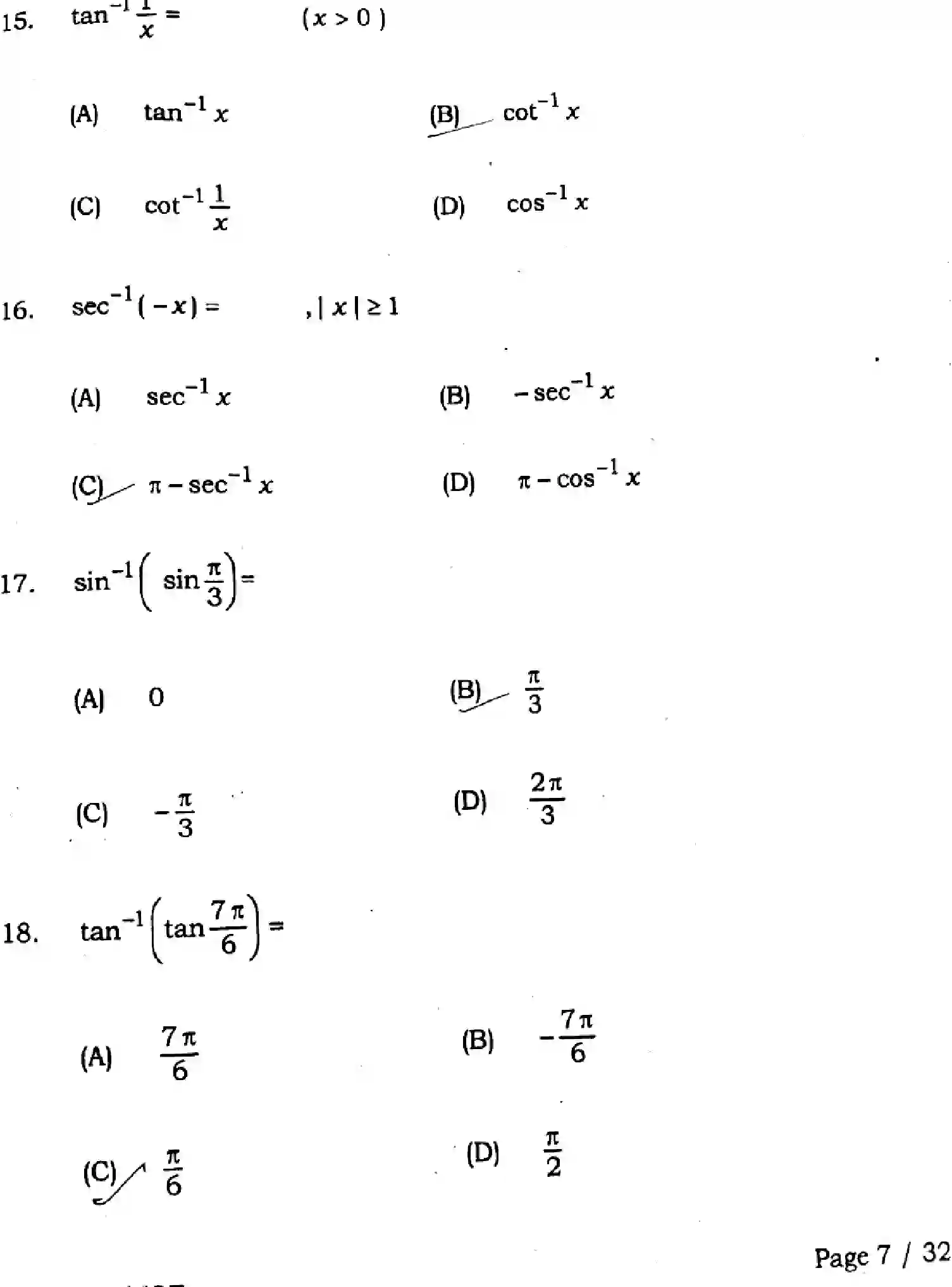 Bihar Board Class 2 2025 QTR-MATHEMATICS-121-327-JUN Half Yearly - Page 7