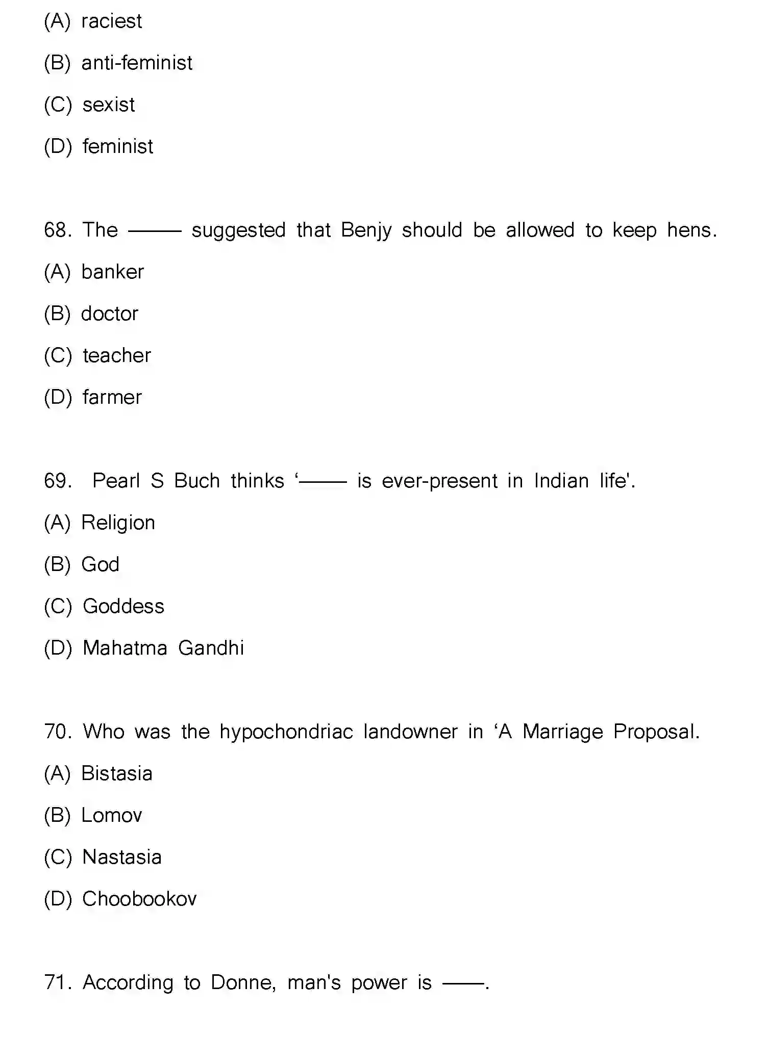 Bihar Board Class 2 2025 MODEL-PAPER-ENGLISH-105-124-205-223 Model Papers - Page 19