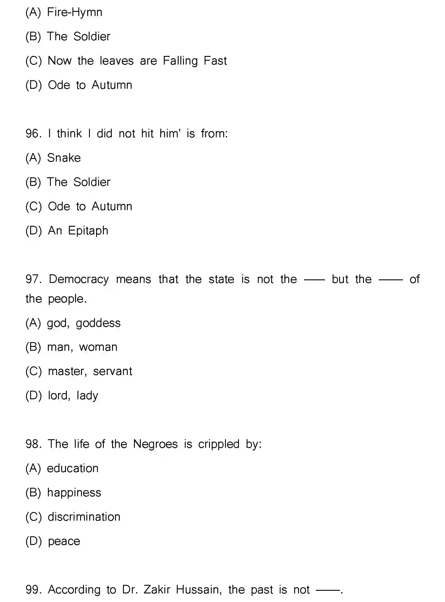 Bihar Board Class 2 2025 MODEL-PAPER-ENGLISH-105-124-205-223 Model Papers - Page 26