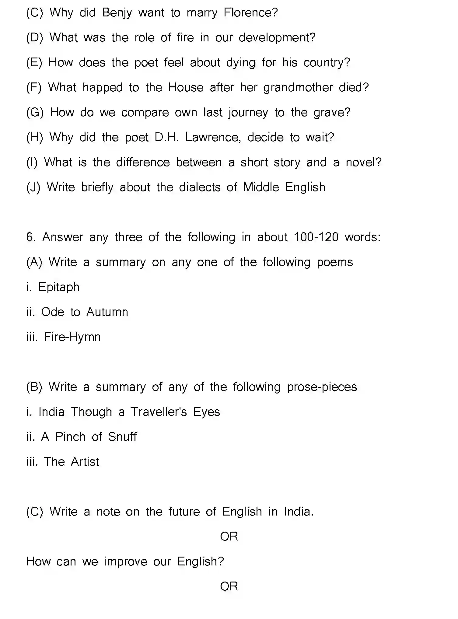 Bihar Board Class 2 2025 MODEL-PAPER-ENGLISH-105-124-205-223 Model Papers - Page 29