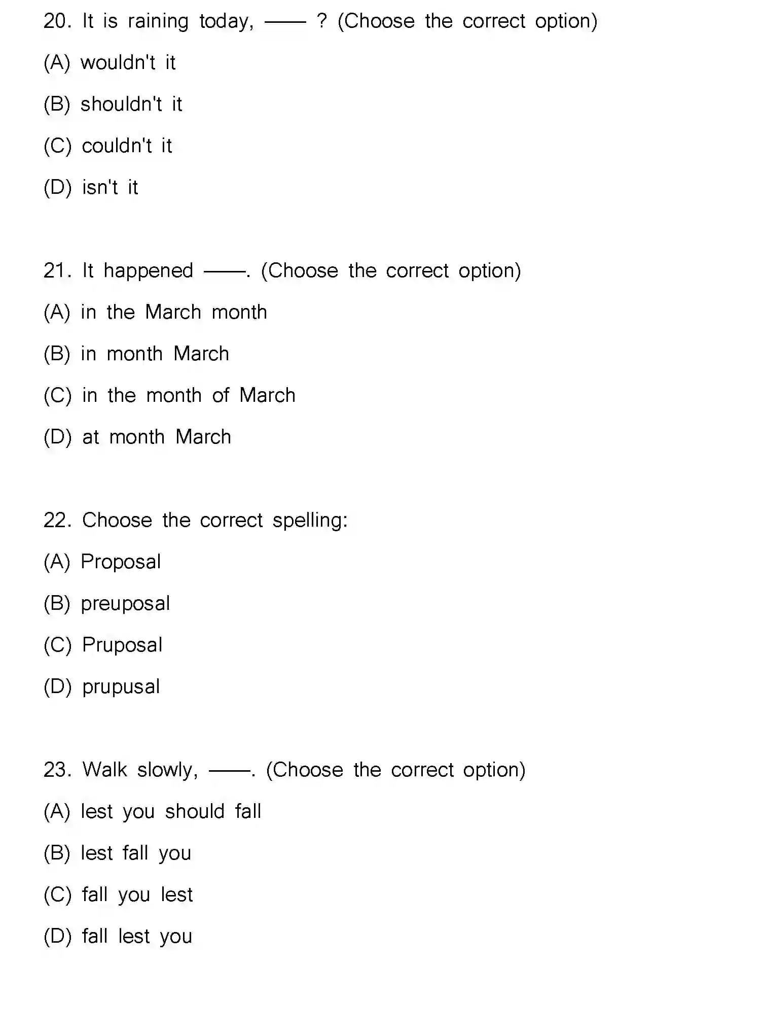 Bihar Board Class 2 2025 MODEL-PAPER-ENGLISH-105-124-205-223 Model Papers - Page 7