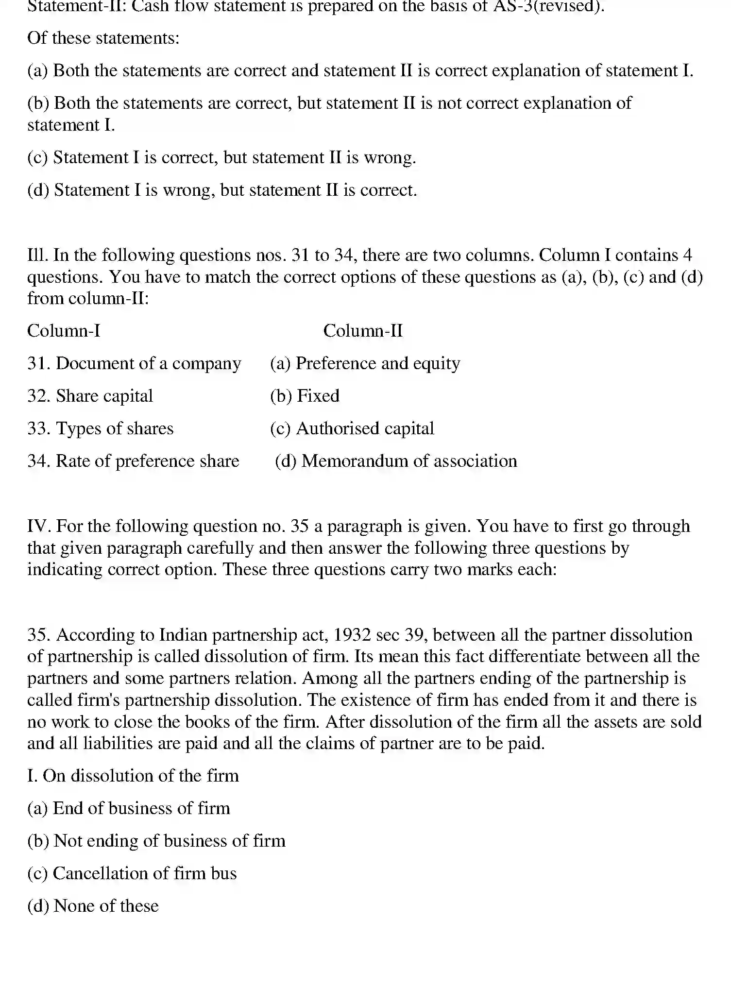 Bihar Board Class 12 2011 ACCOUNTANCY Question Bank - Page 23