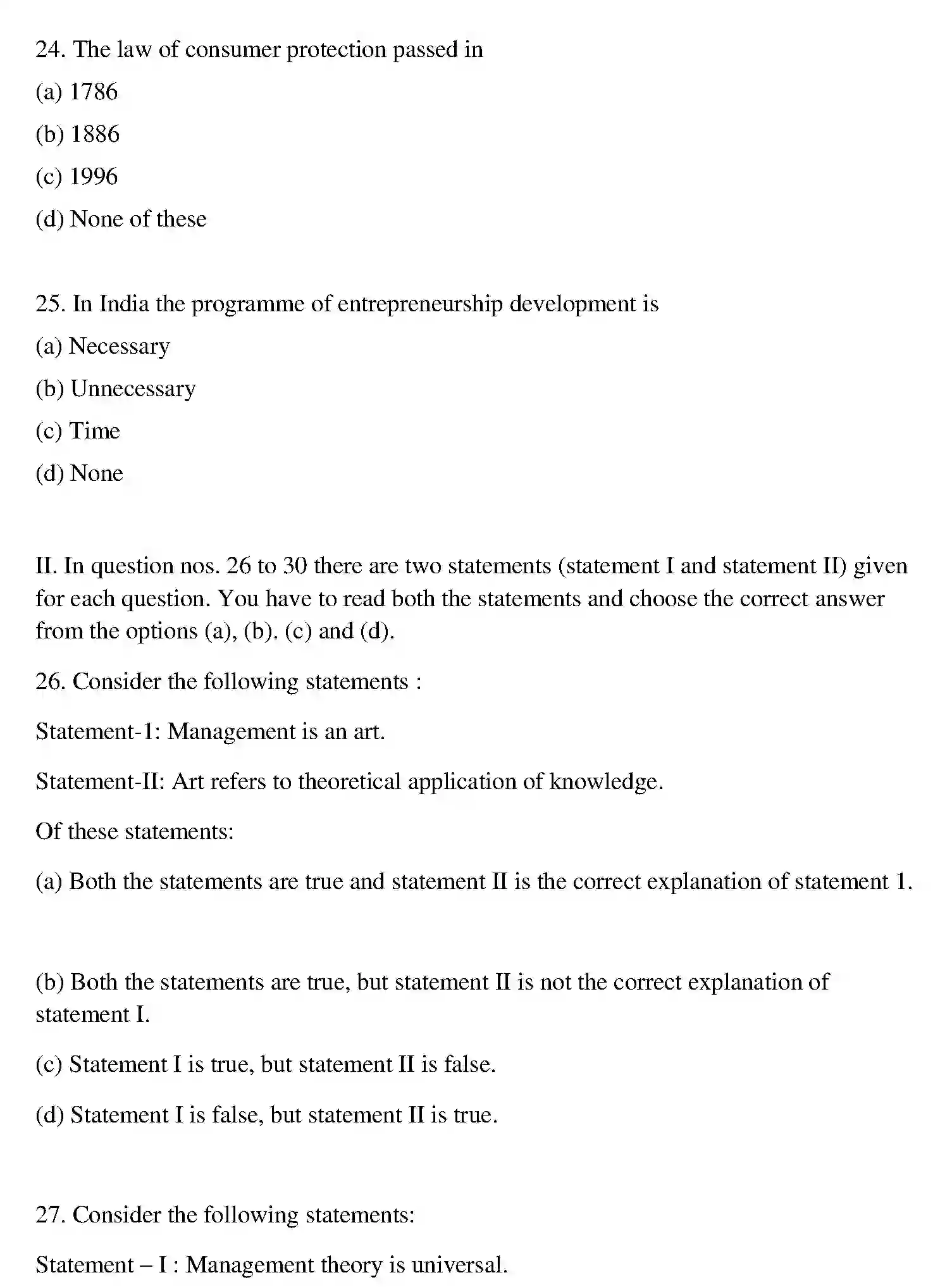 Bihar Board Class 12 2011 BUSINESS-STUDIES Question Bank - Page 17