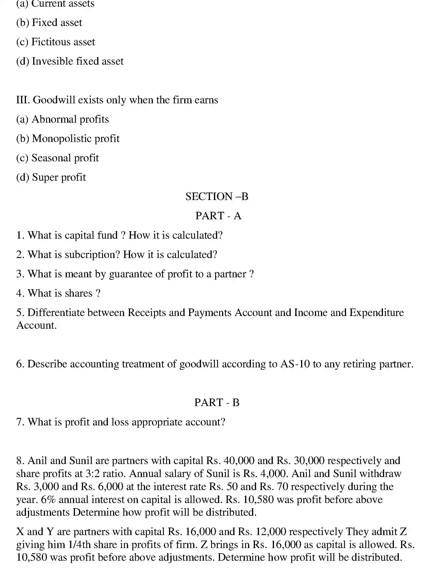 Bihar Board Class 12 2012 ACCOUNTANCY Question Bank - Page 22