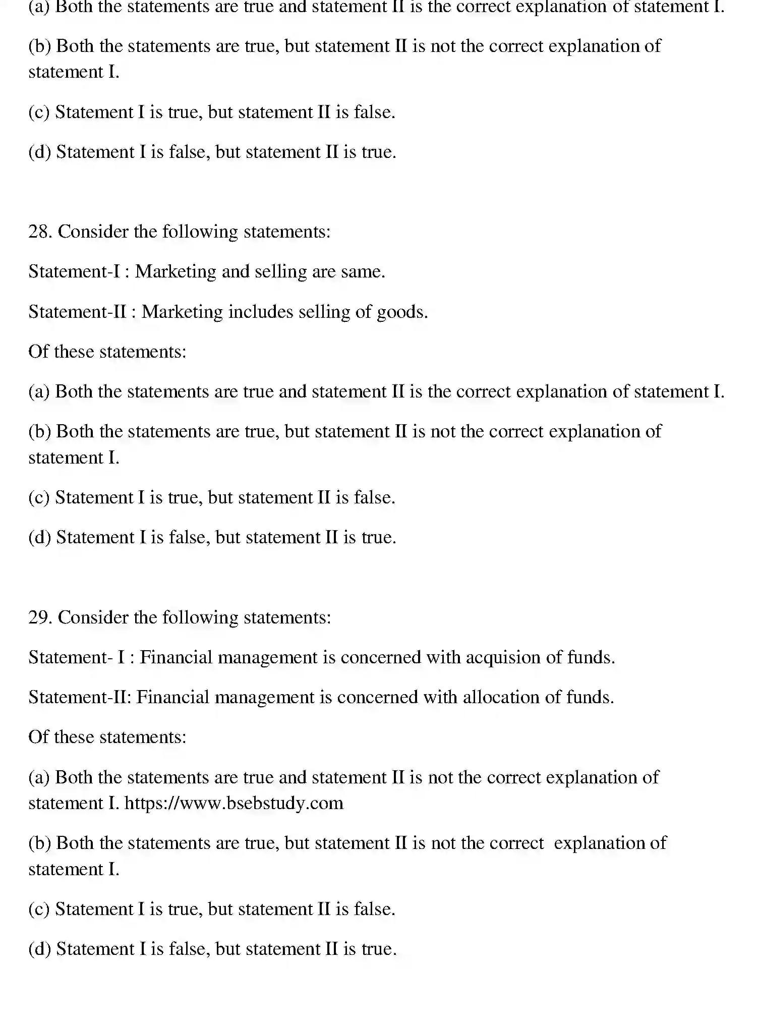 Bihar Board Class 12 2012 BUSINESS-STUDIES Question Bank - Page 17