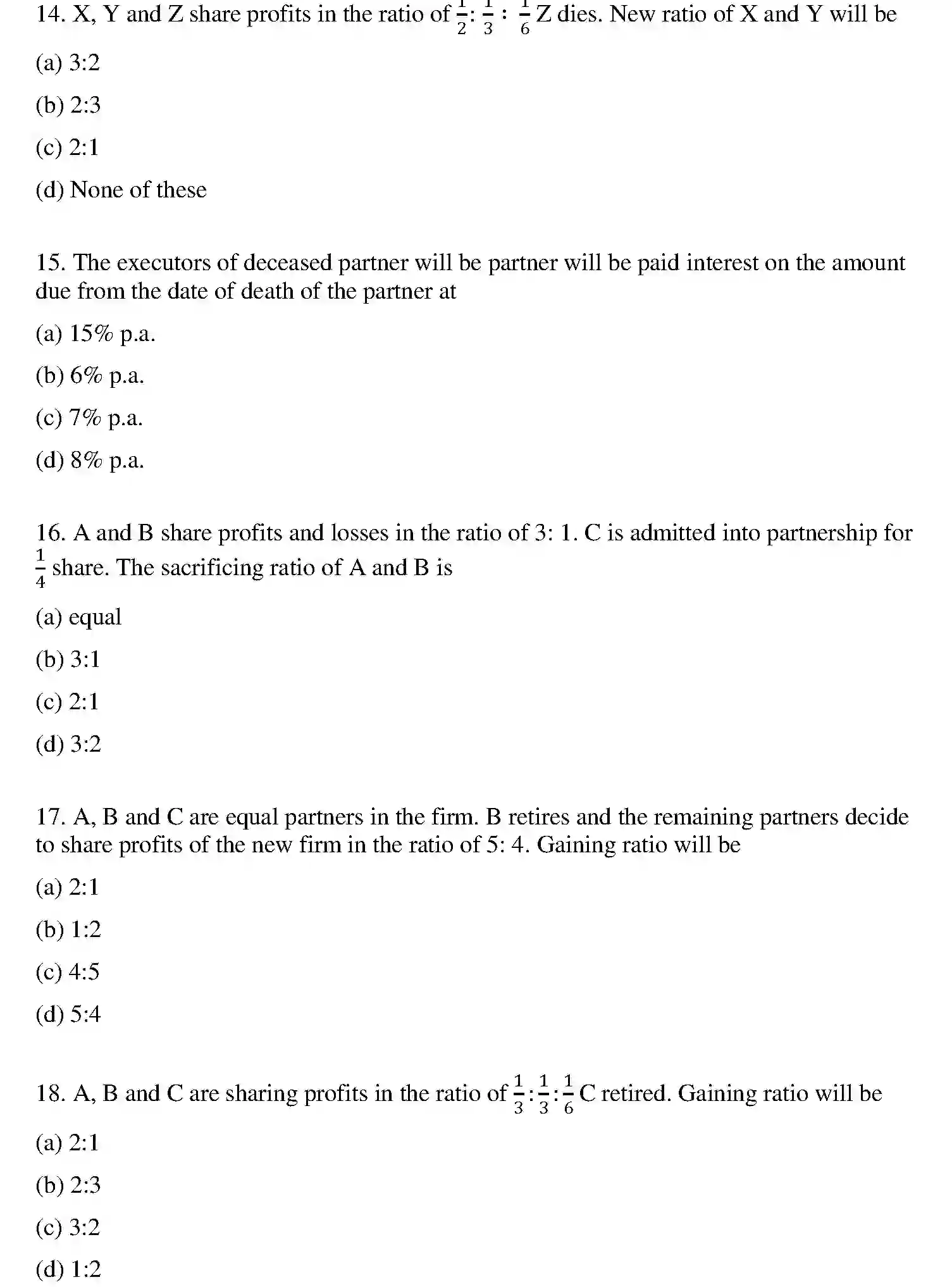 Bihar Board Class 12 2013 ACCOUNTANCY Question Bank - Page 19