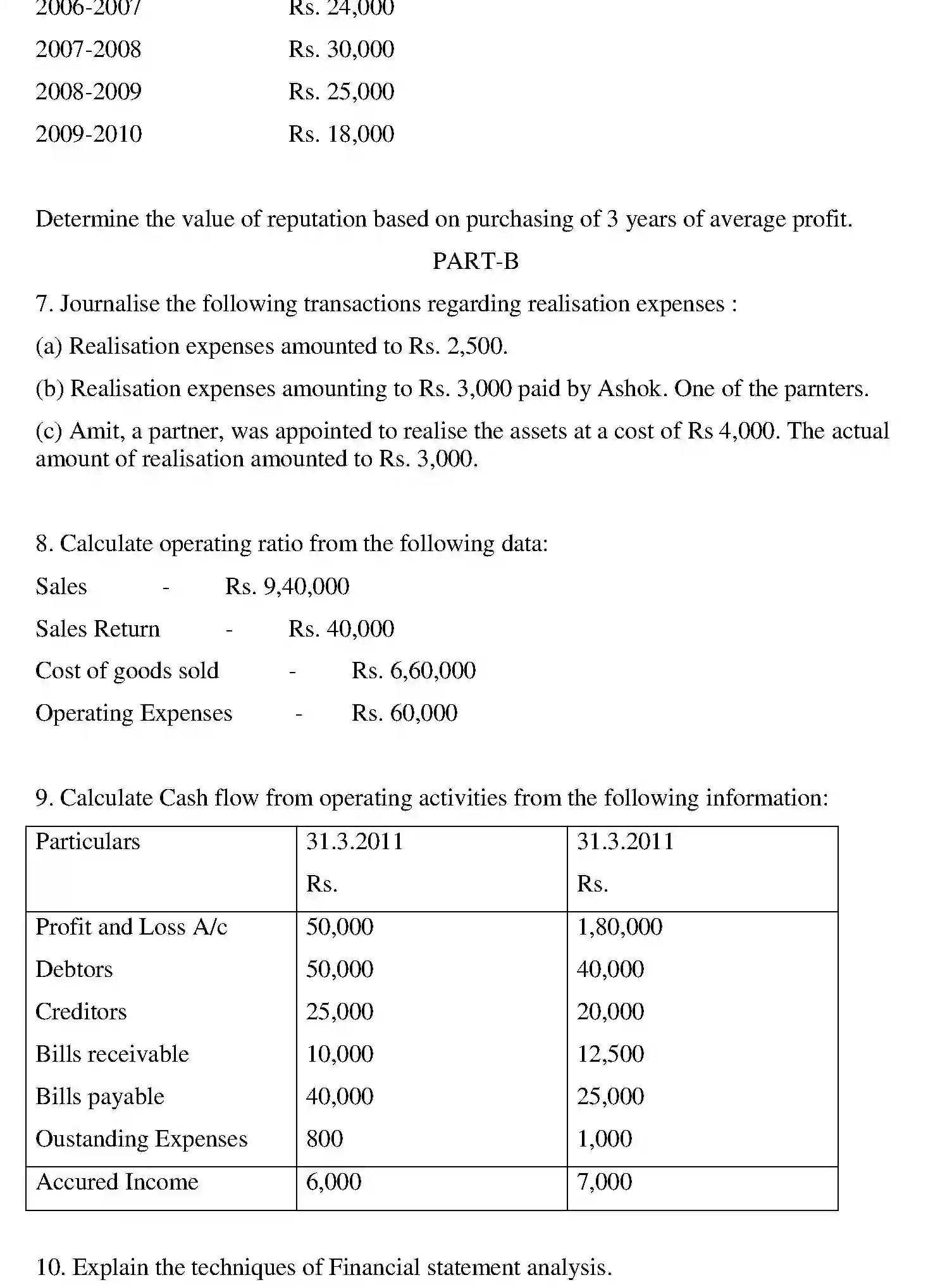 Bihar Board Class 12 2013 ACCOUNTANCY Question Bank - Page 25