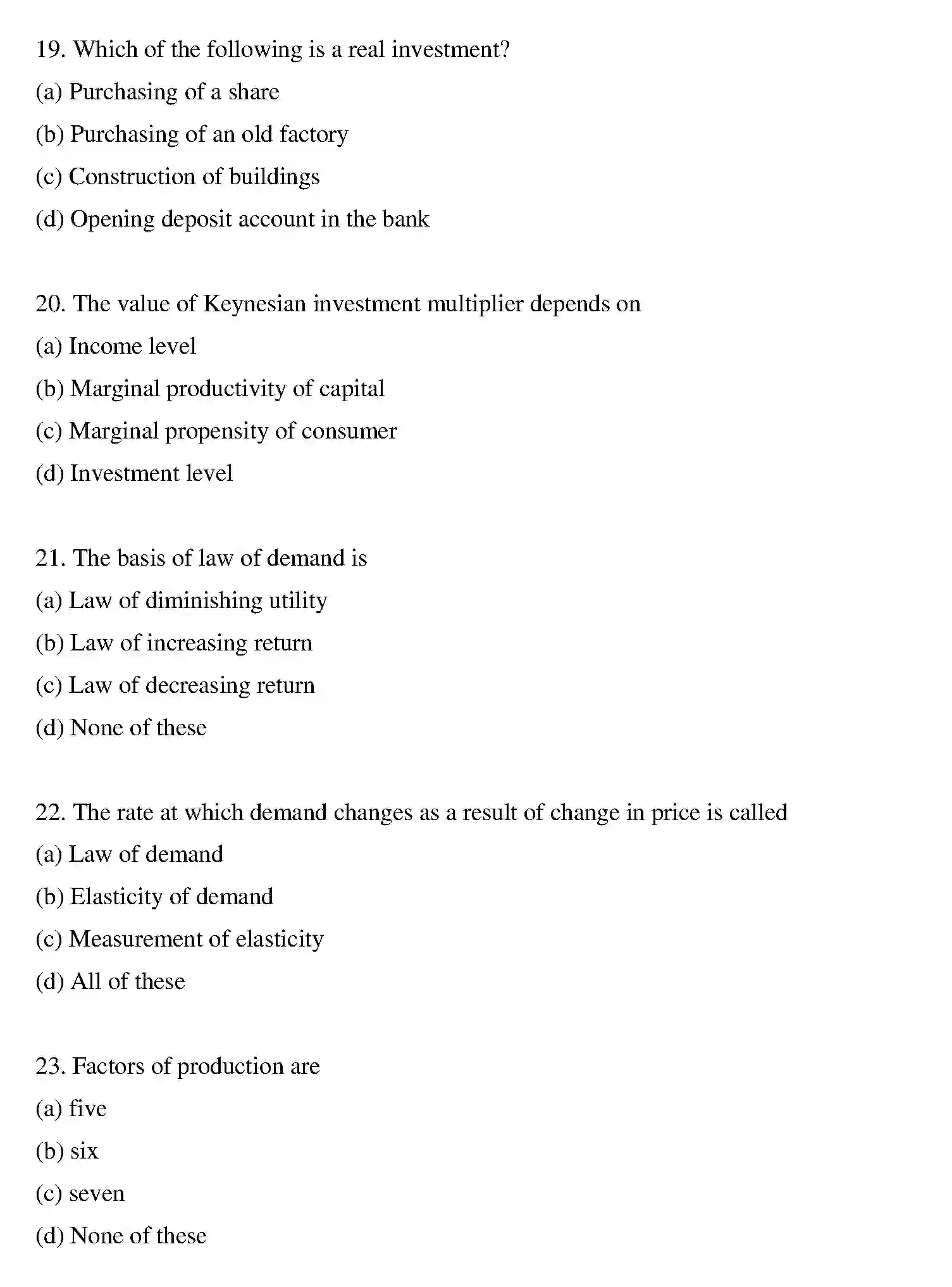Bihar Board Class 12 2013 BUSINESS-ECONOMICS Question Bank - Page 15